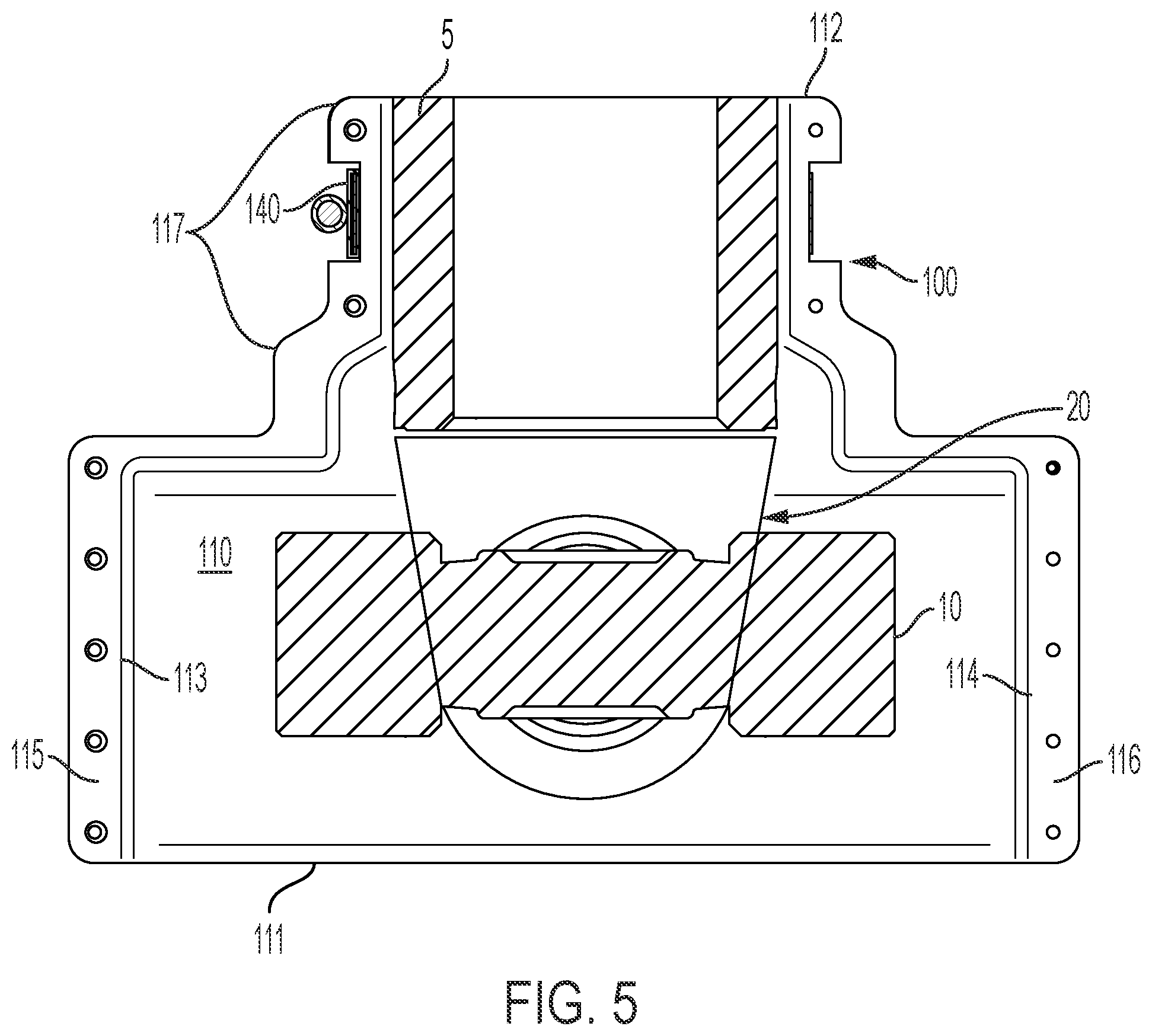 Patent US12305721 Figure 5 – Cover for a universal joint of a driveshaft