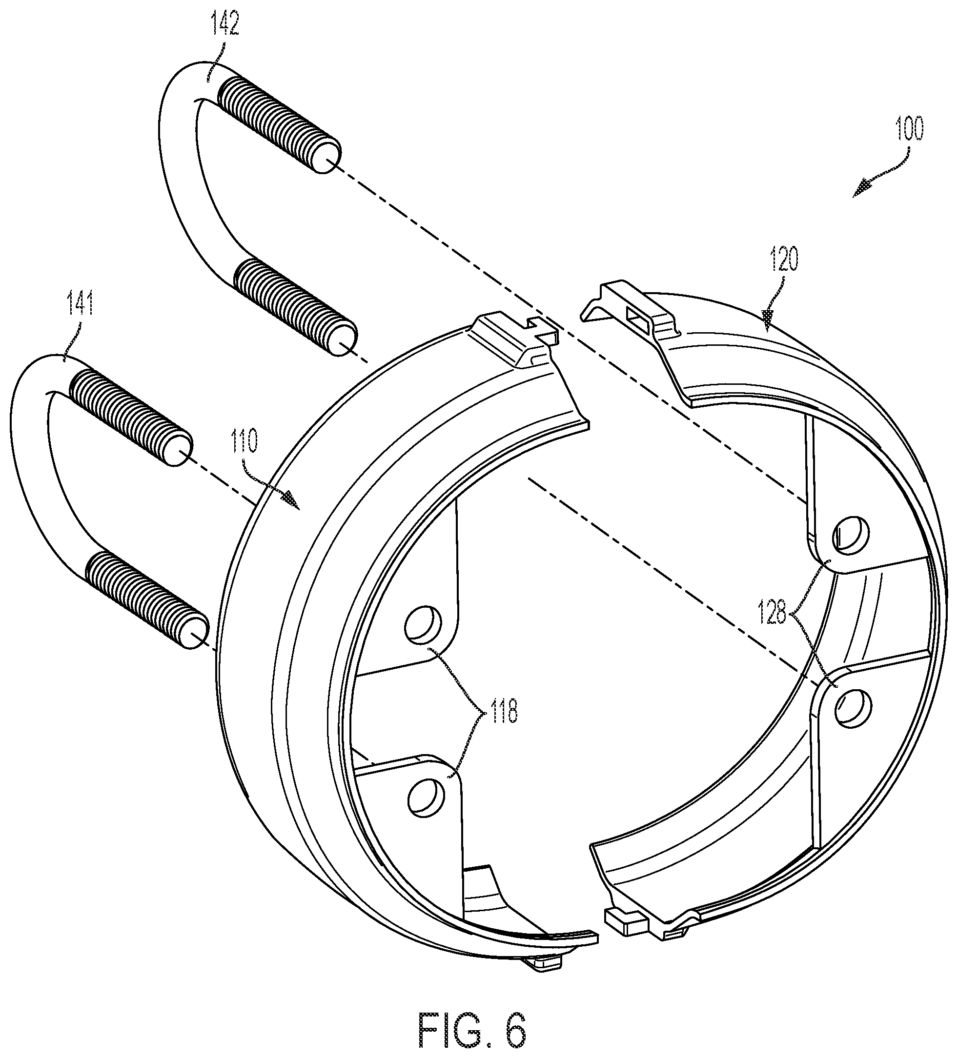 Patent US12305721 Figure 6 – Cover for a universal joint of a driveshaft