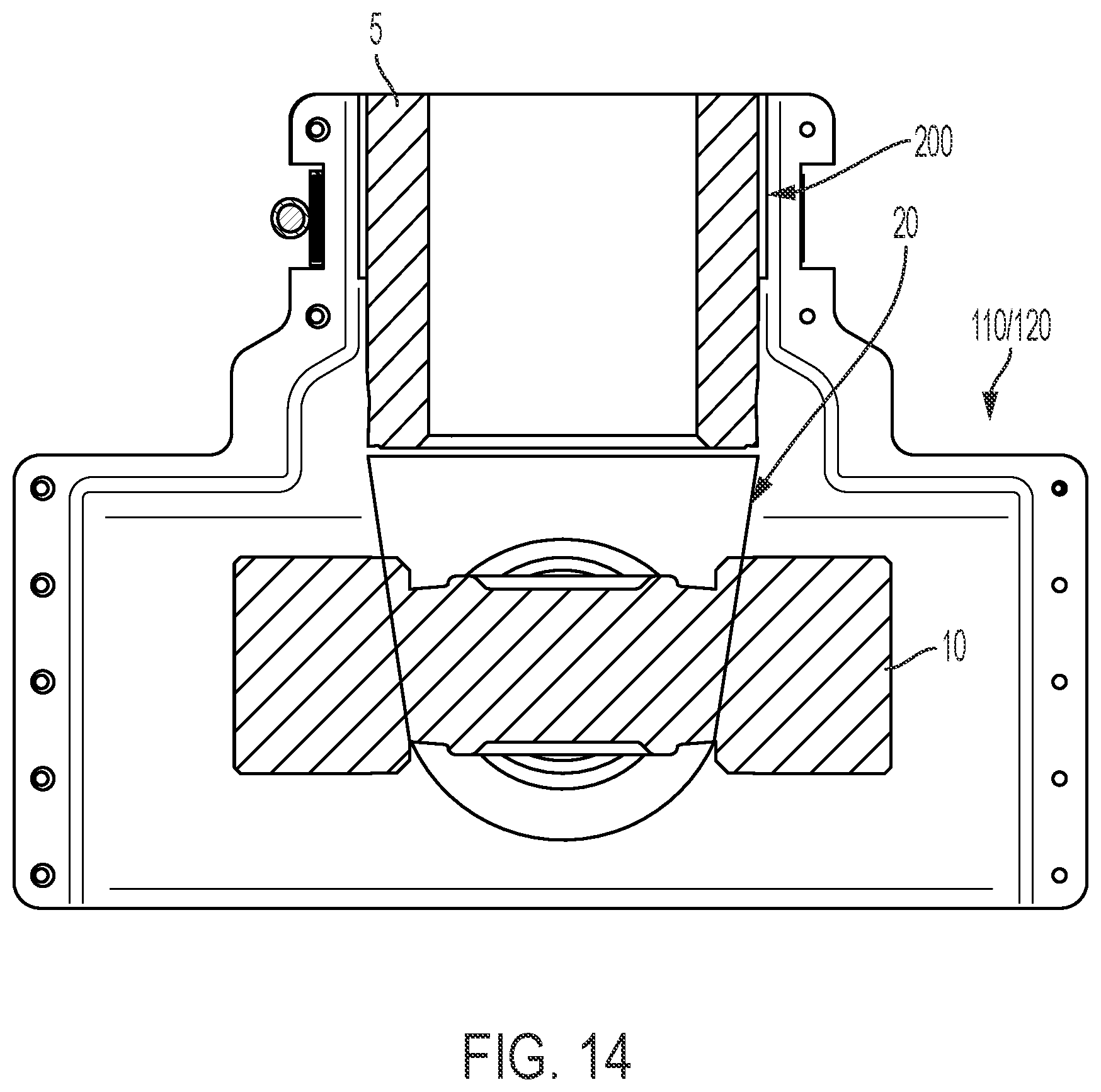 Patent US12305721 Figure 14 – Cover for a universal joint of a driveshaft