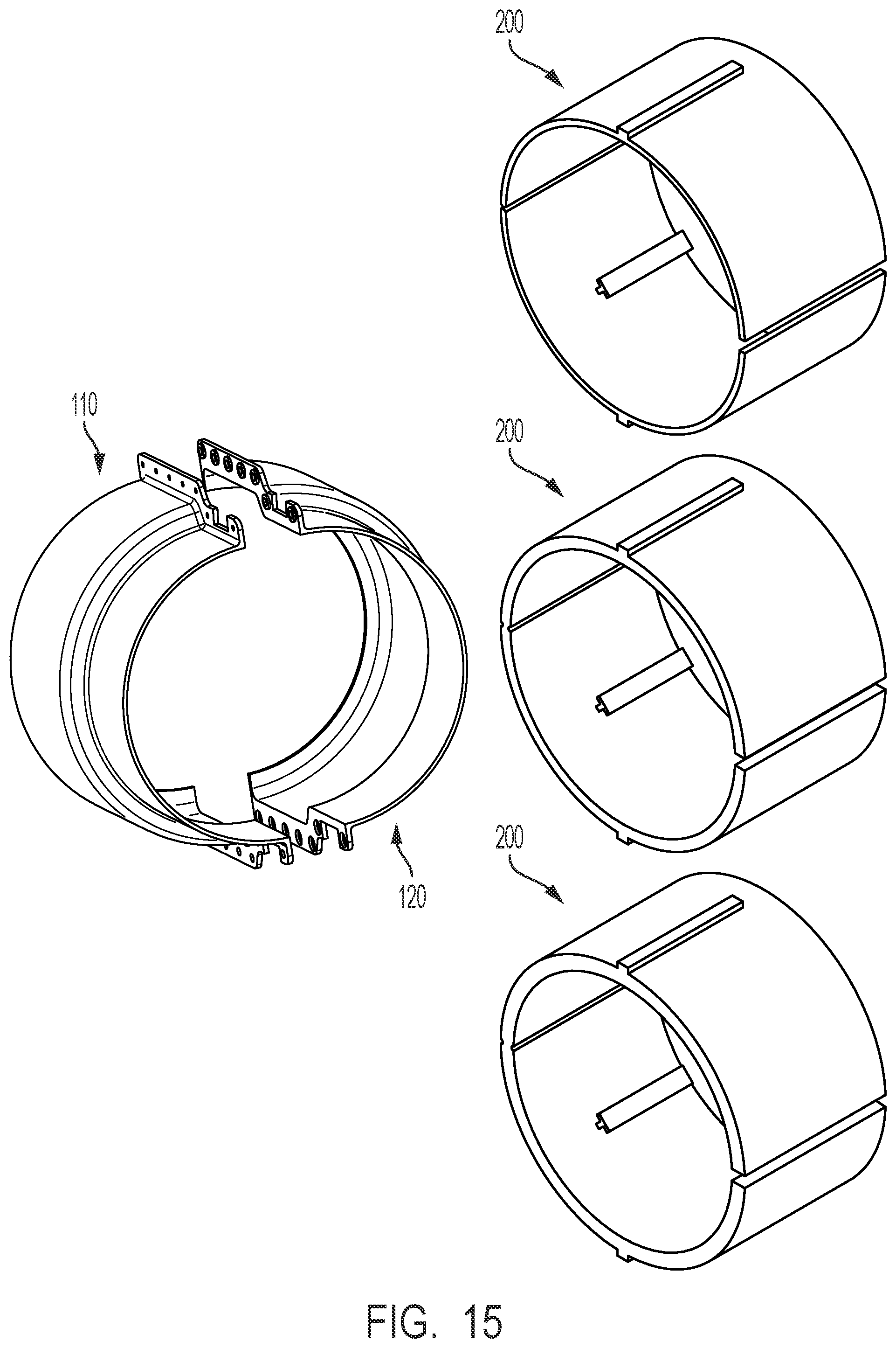 Patent US12305721 Figure 15 – Cover for a universal joint of a driveshaft