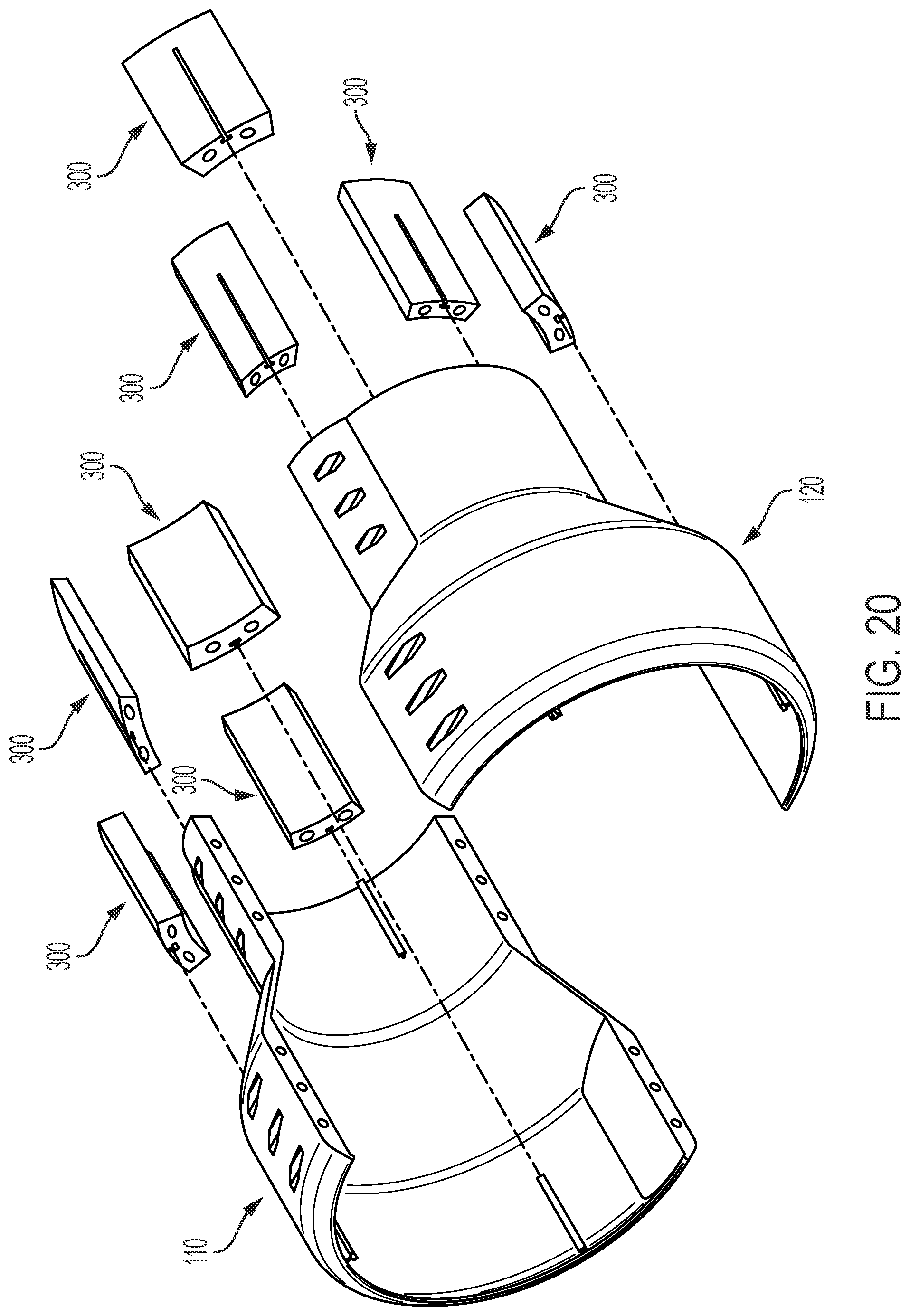 Patent US12305721 Figure 20 – Cover for a universal joint of a driveshaft