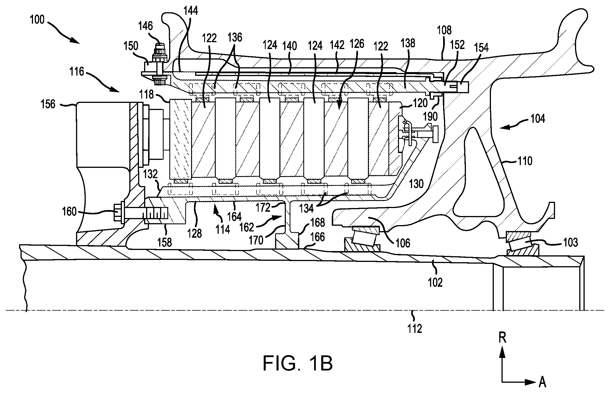 Patent US12305726 Figure 2 – Multi-layer aircraft brake insulator