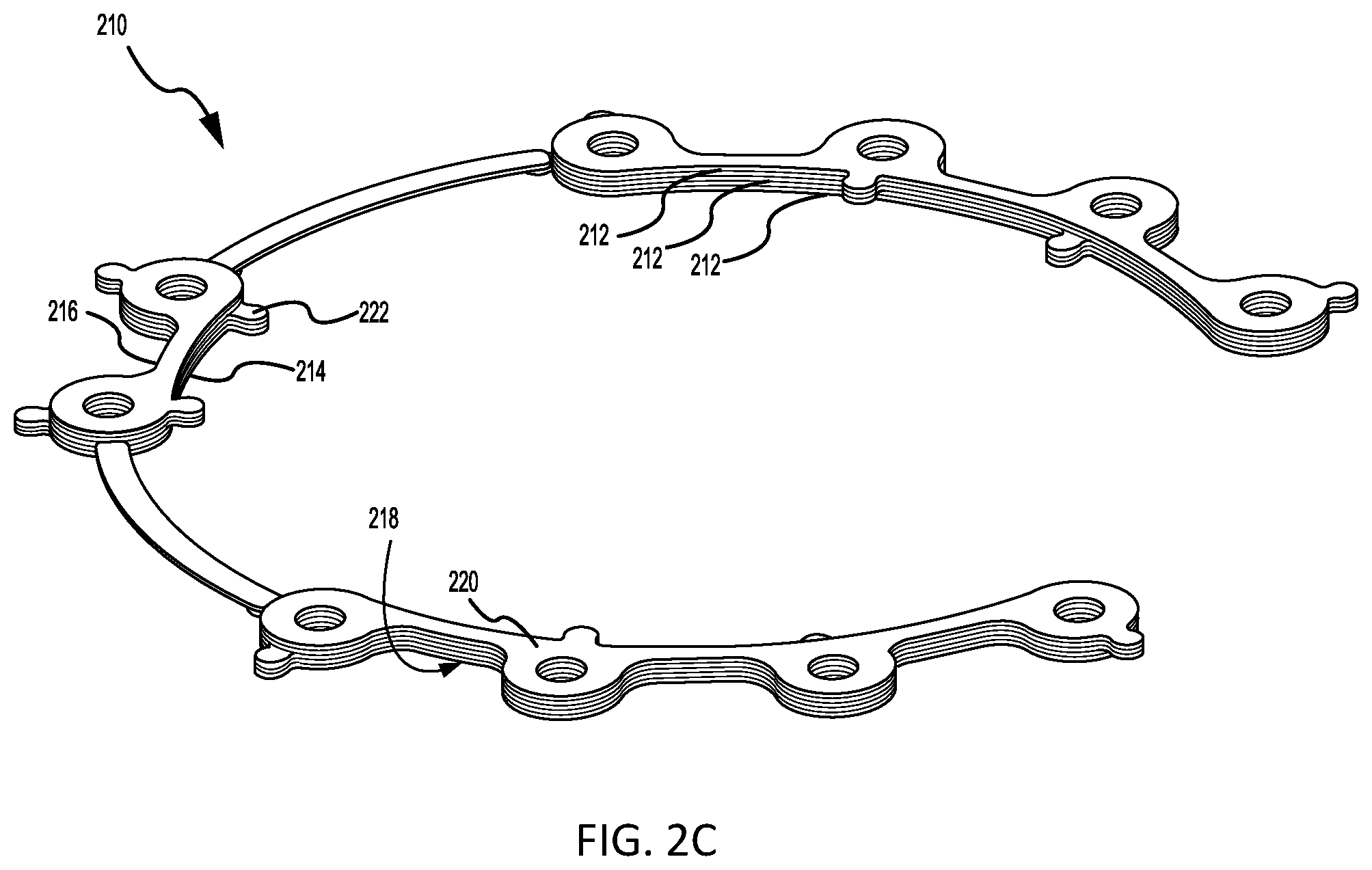 Patent US12305726 Figure 5 – Multi-layer aircraft brake insulator