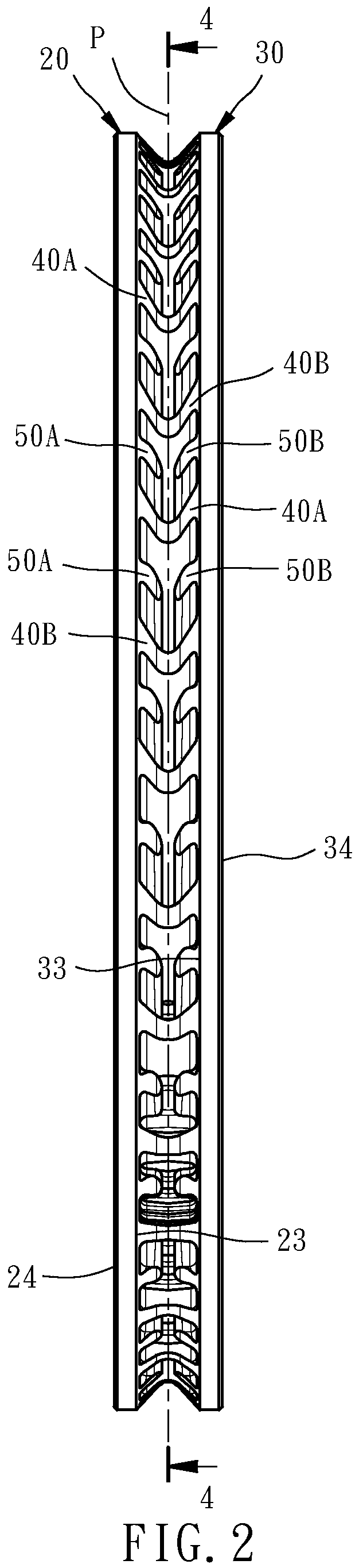 Patent US12305727 Figure 2 – Ventilated brake disc