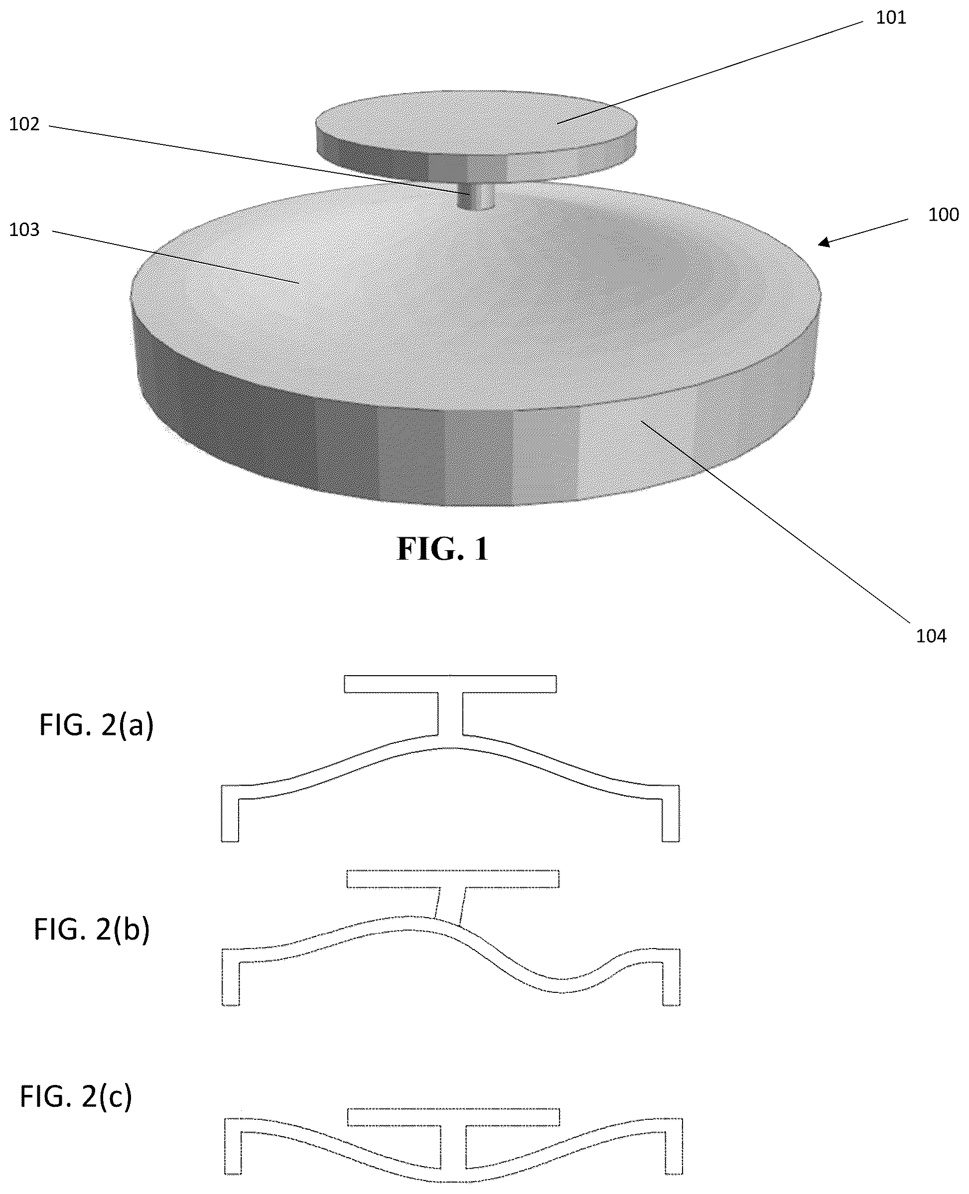 Patent US12305731 Figure 1 – Energy dissipation using negative stiffness shells