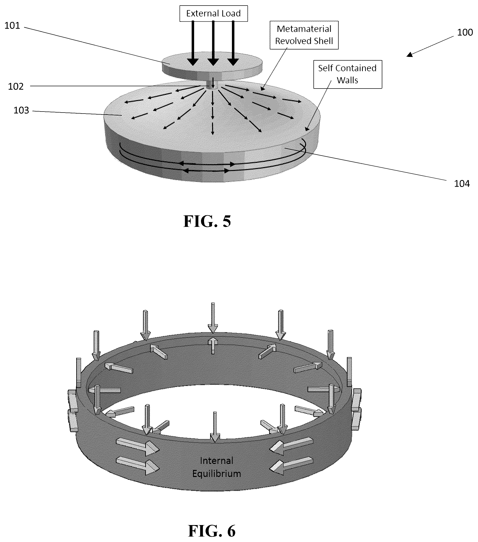 Patent US12305731 Figure 3 – Energy dissipation using negative stiffness shells
