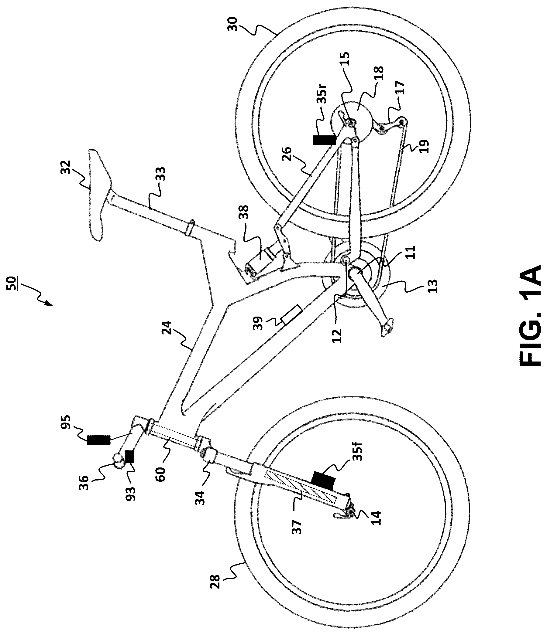 Patent US12305733 — Adjustable shock assembly — Figure 1