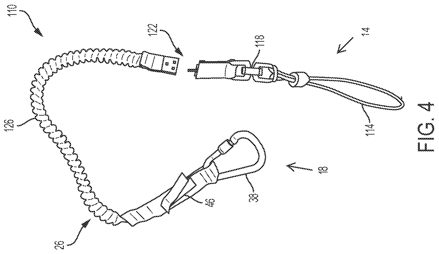 Patent US12305734 Figure 3 – Lanyard for a tool