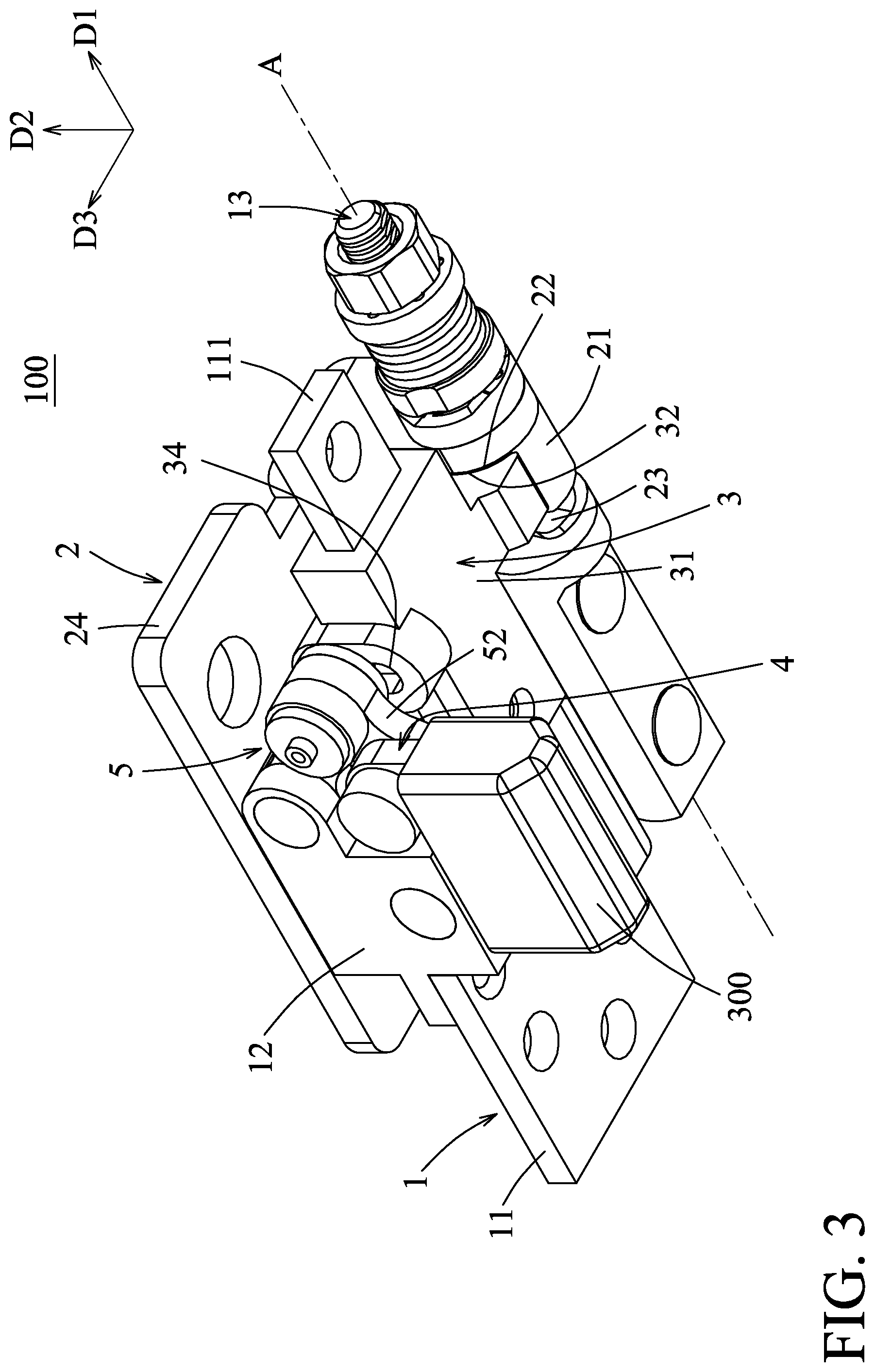 Patent US12305739 Figure 3 – Rotating shaft device