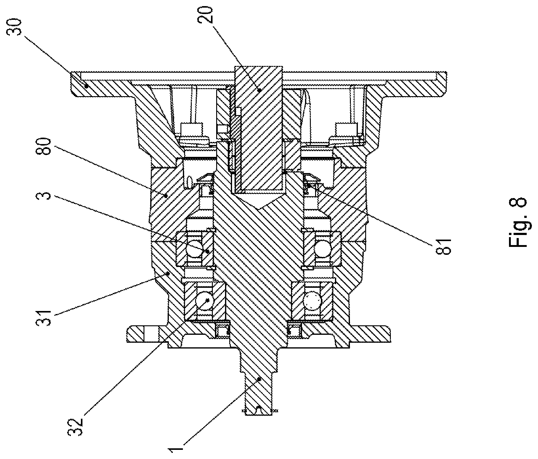 Patent US12305744 Figure 8 – Adapter series for geared motors, and method for producing an adapter