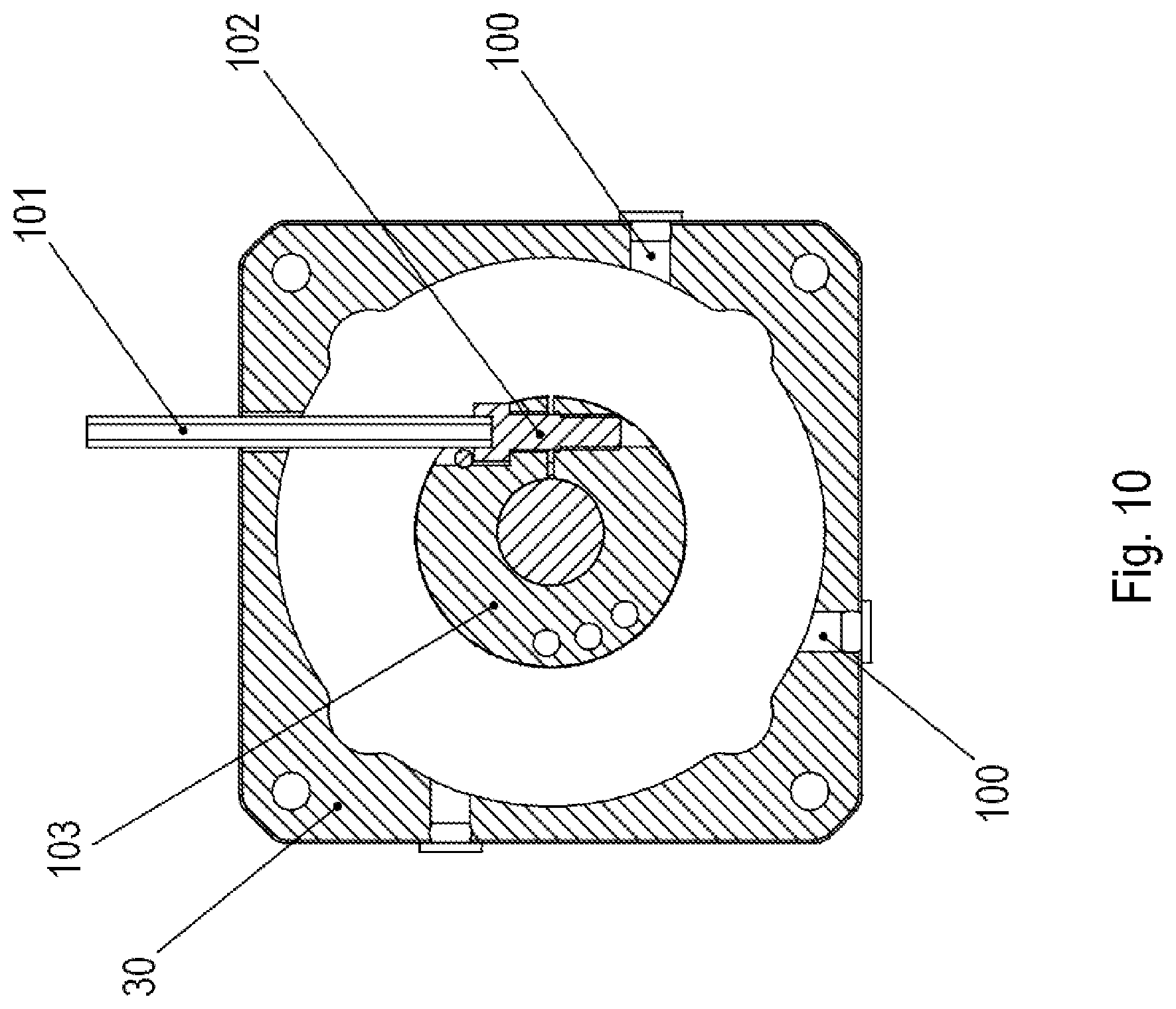 Patent US12305744 Figure 10 – Adapter series for geared motors, and method for producing an adapter