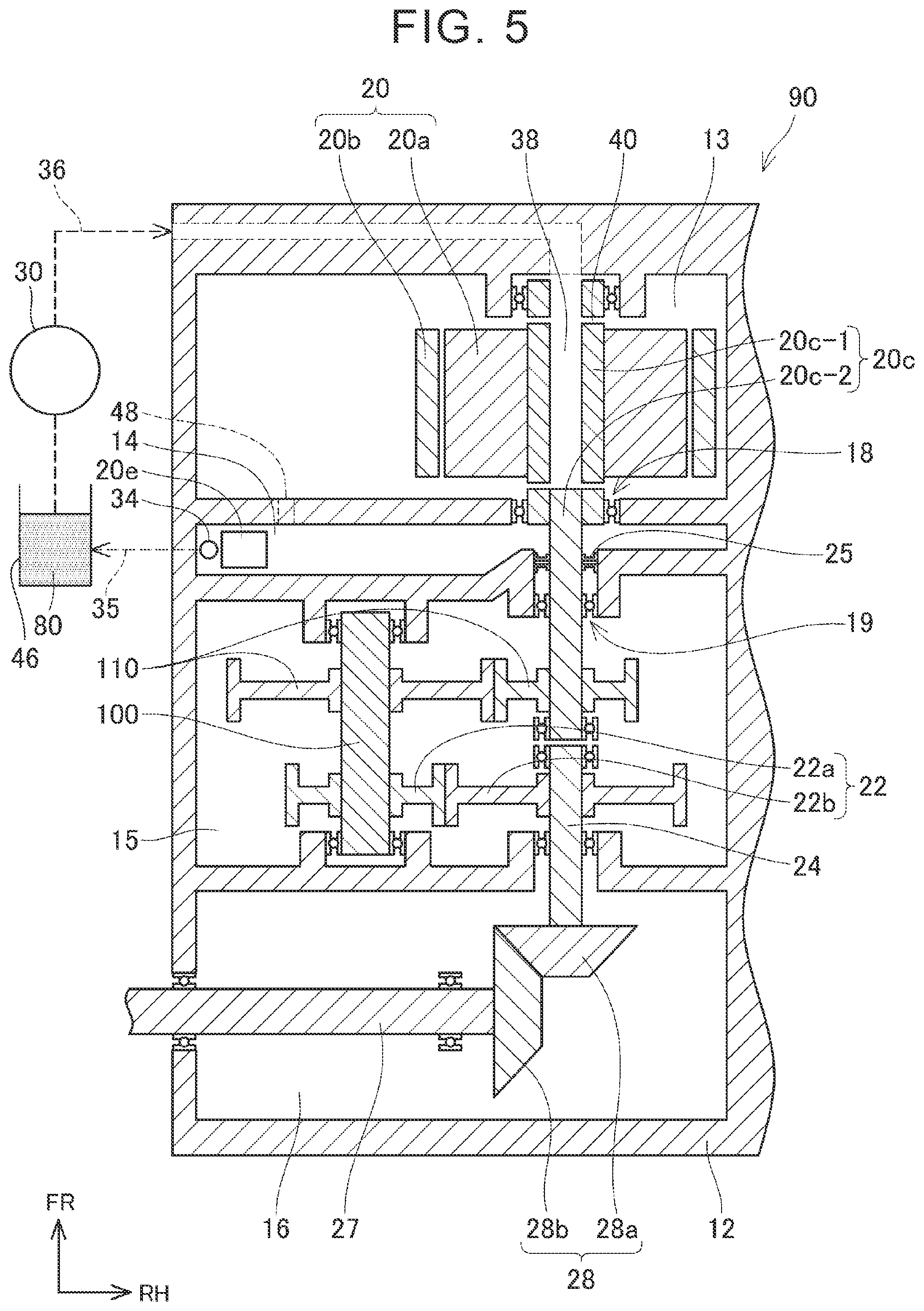 Patent US12305745 Figure 5 – Drive device