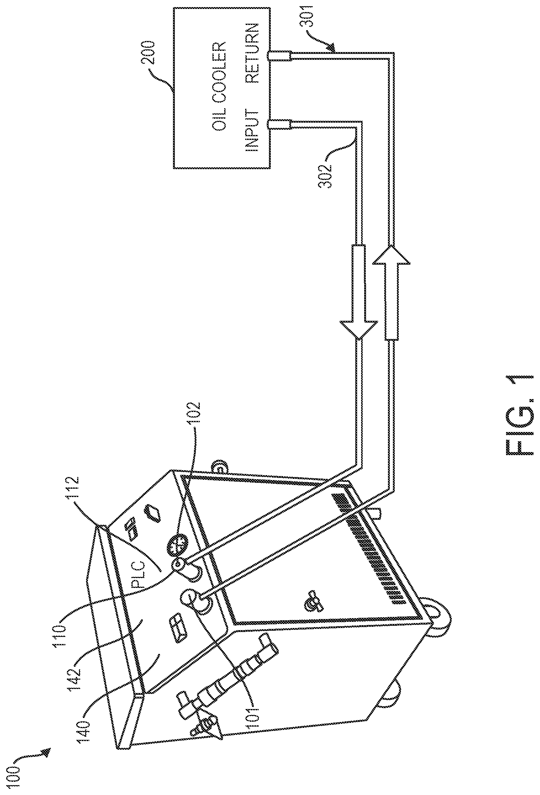 Patent US12305746 Figure 1 – Method and apparatus for flushing contaminants from a container of fluids