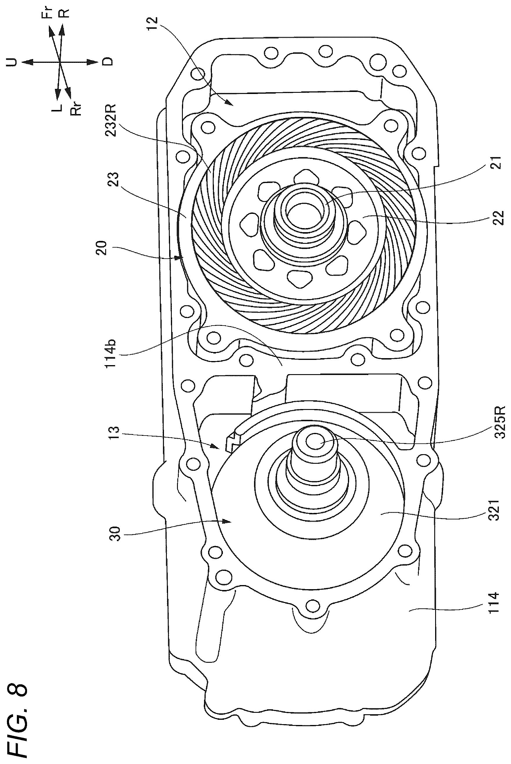 Patent US12305747 Figure 8 – Power transmission device