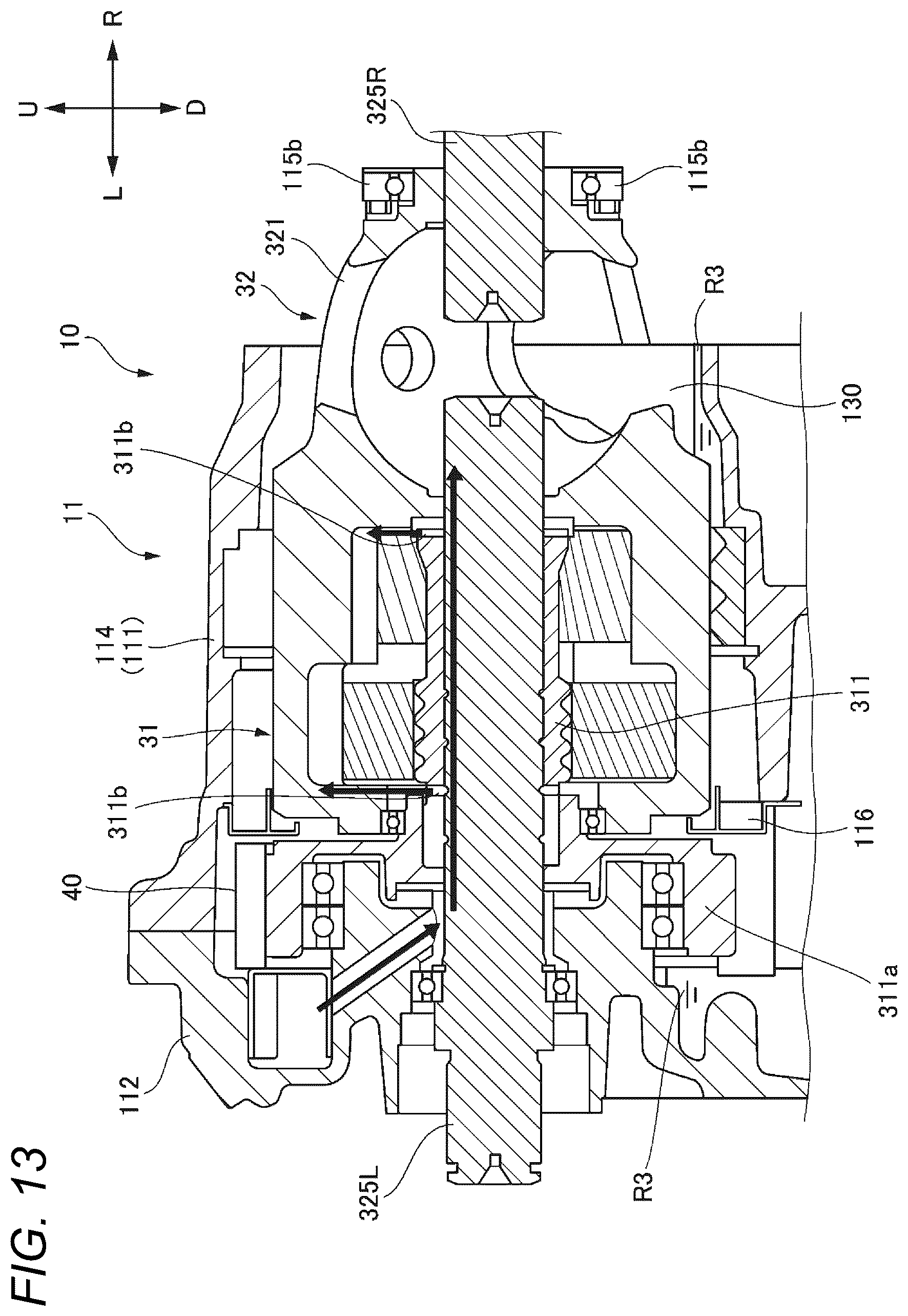 Patent US12305747 Figure 13 – Power transmission device