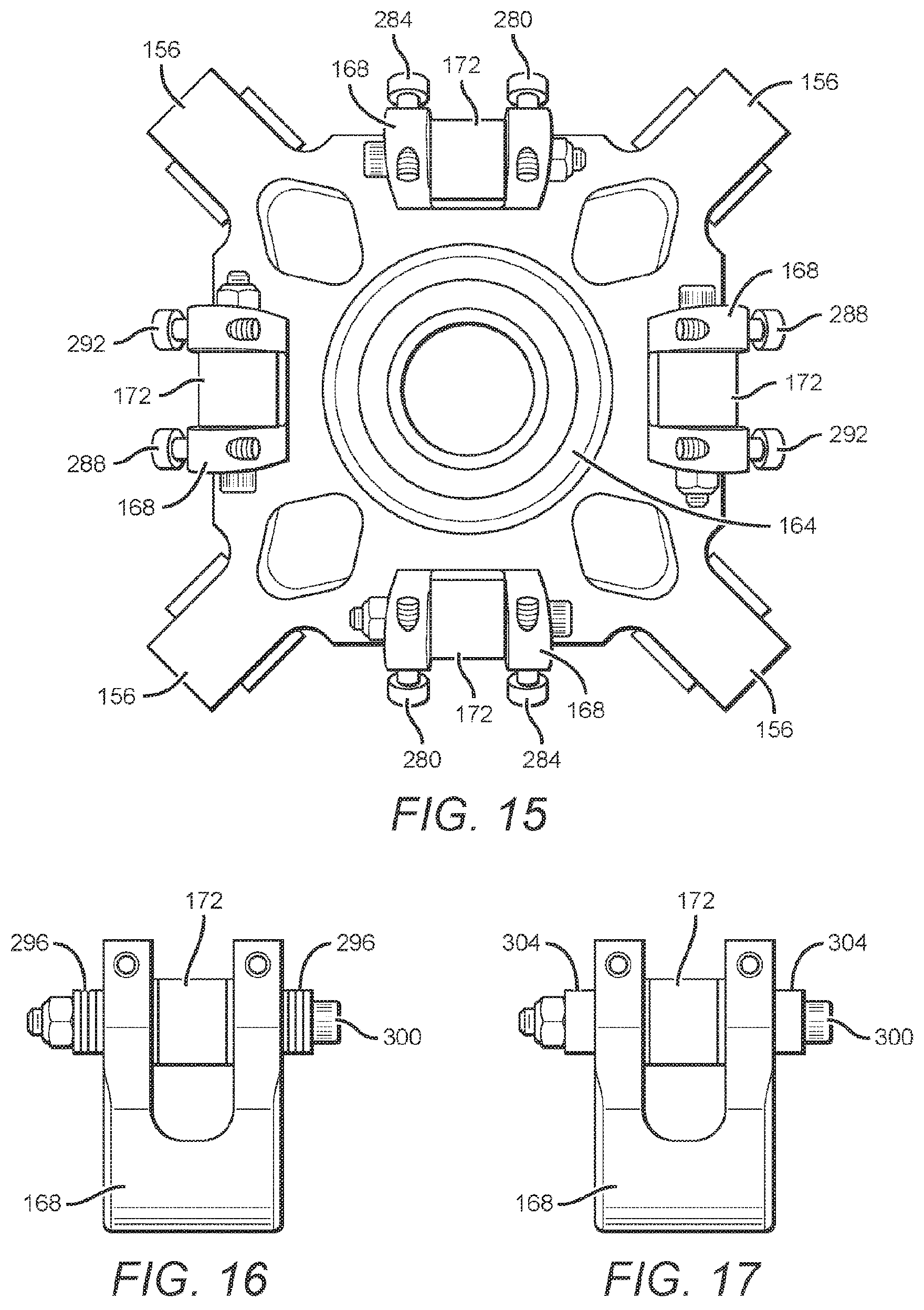 Patent US12305754 Figure 8 – CVT spider clutch with roller system