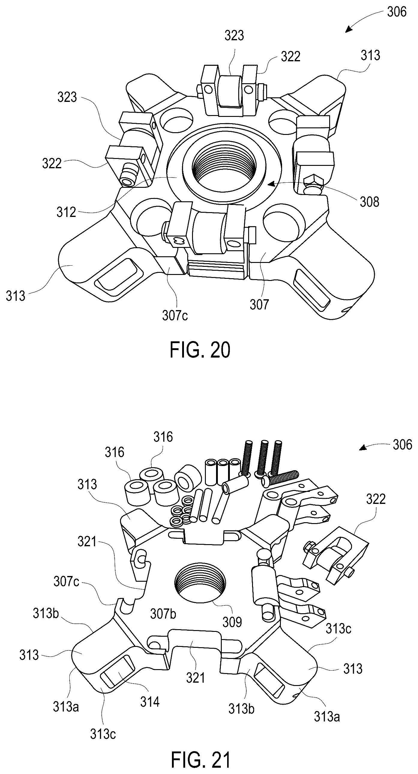 Patent US12305754 Figure 10 – CVT spider clutch with roller system