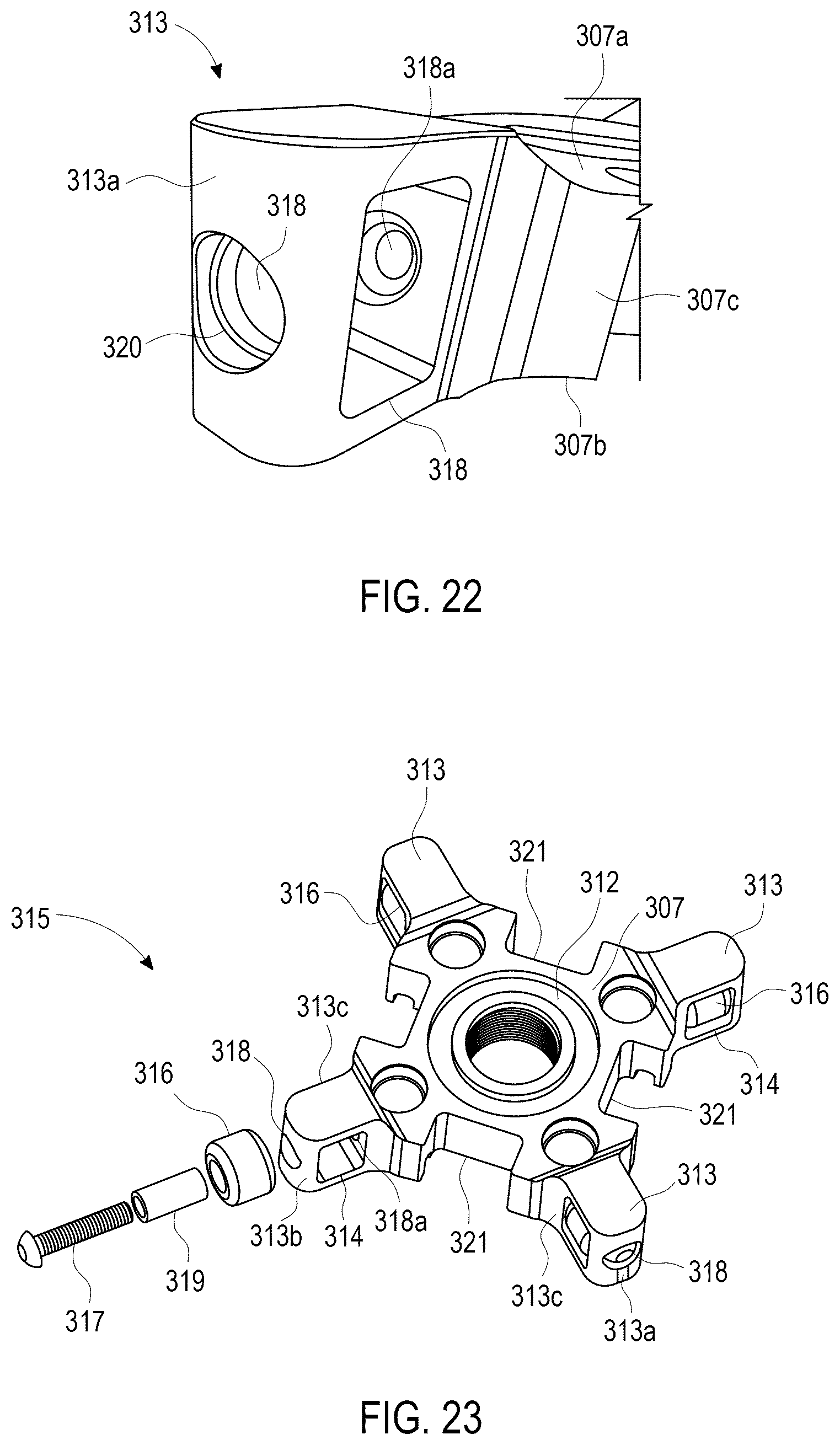 Patent US12305754 Figure 11 – CVT spider clutch with roller system