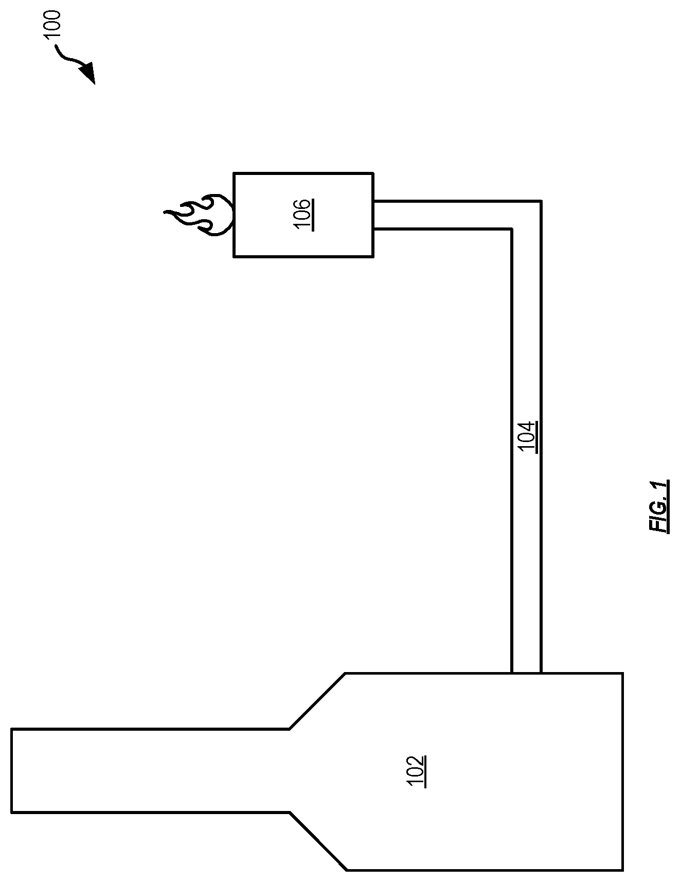 Patent US12305757 Figure 1 – Flare tip having reduced gas leakage