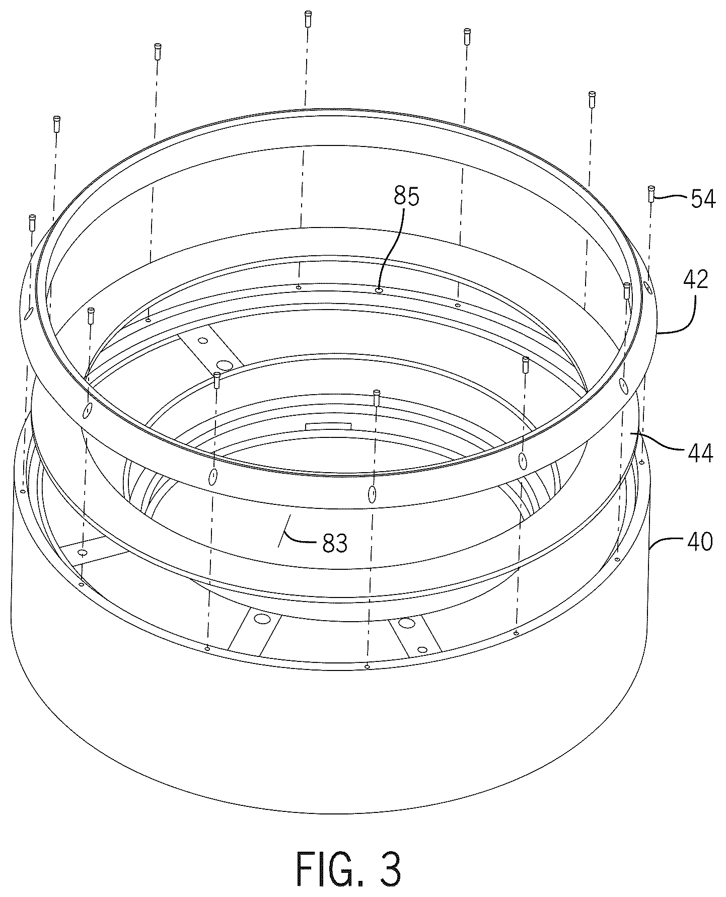 Patent US12305761 Figure 3 – System and method of aligning a main shaft of a gyratory crusher