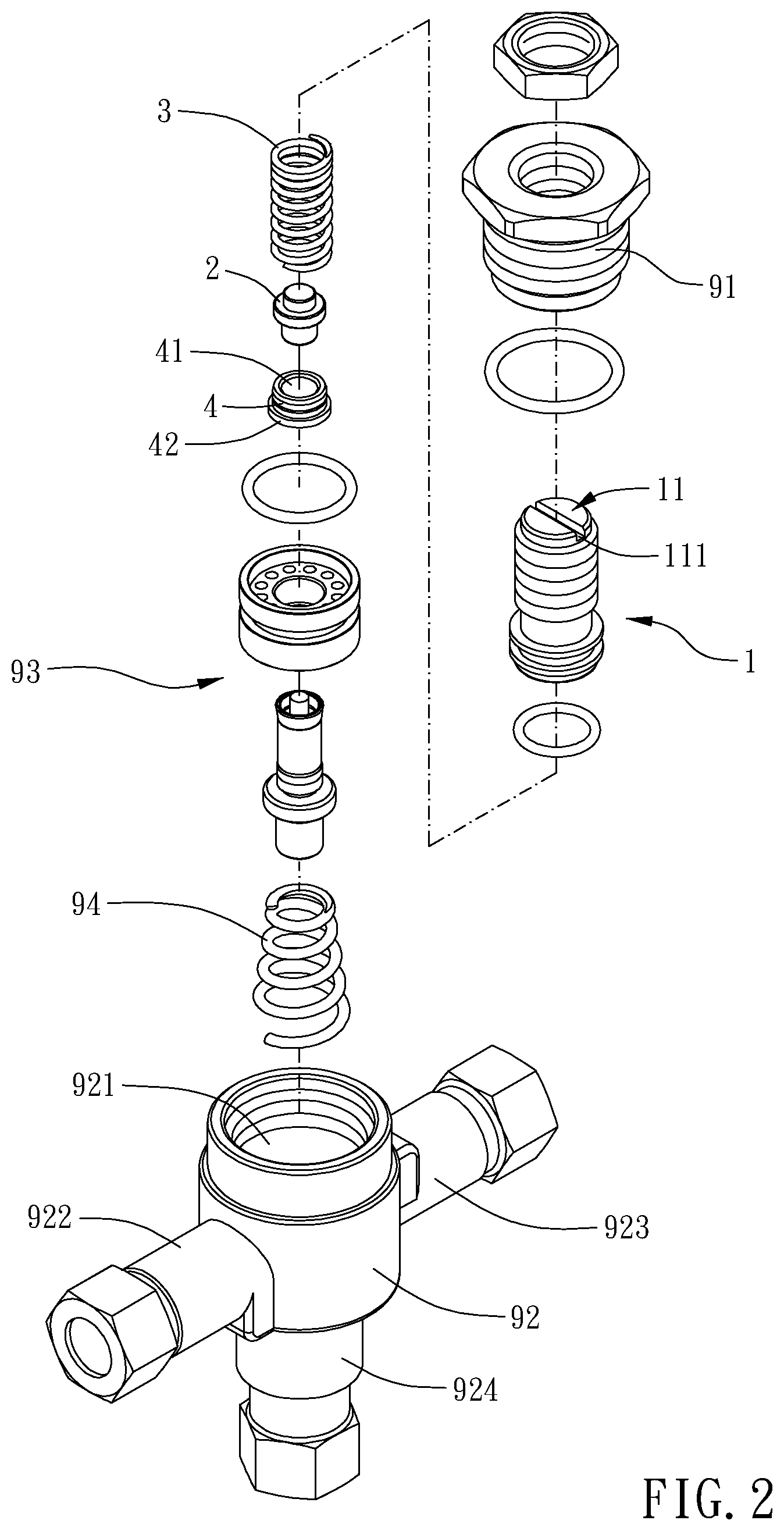 Patent US12305764 Figure 2 – Temperature-controlling valve assembly