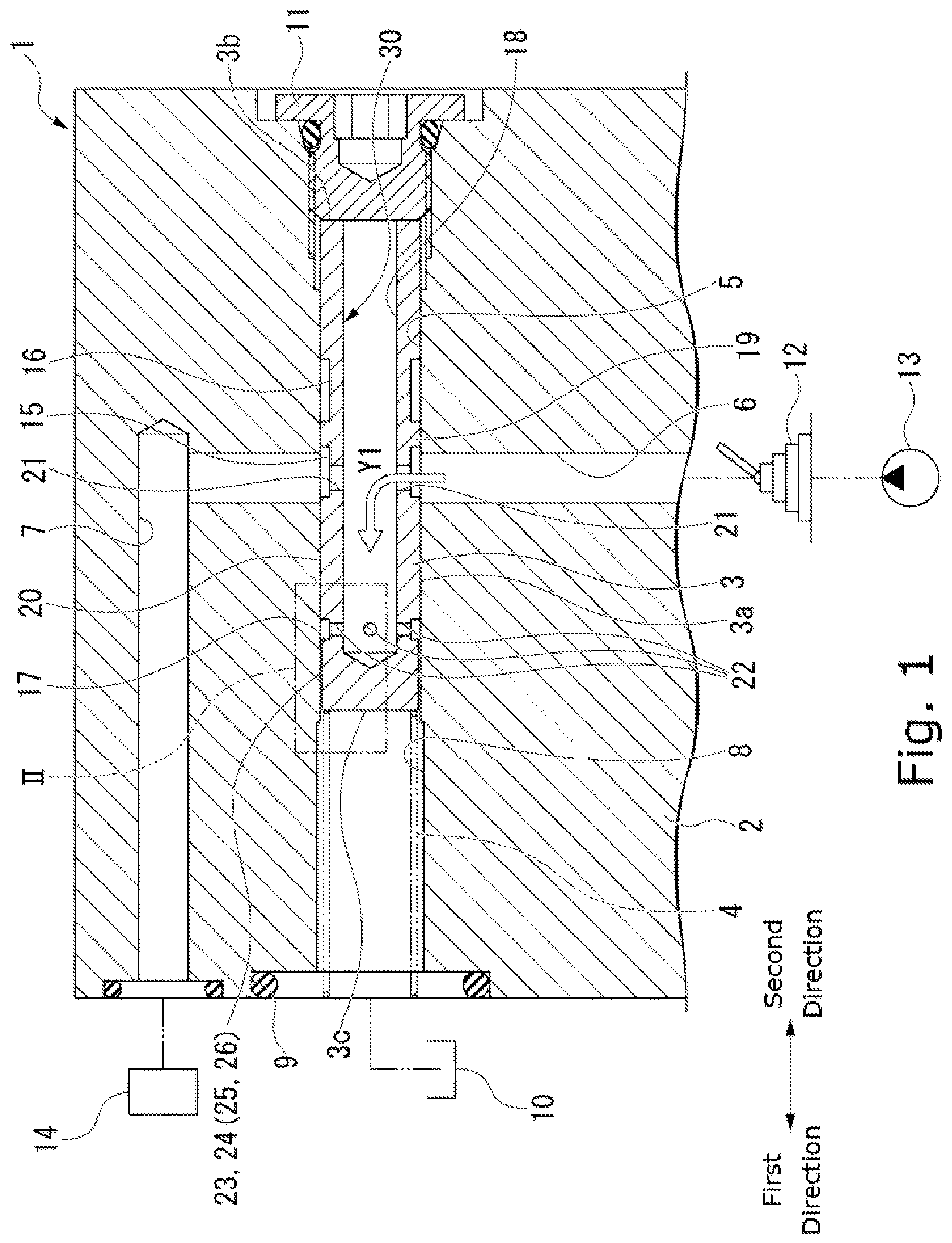 Patent US12305765 Figure 1 – Fluid valve