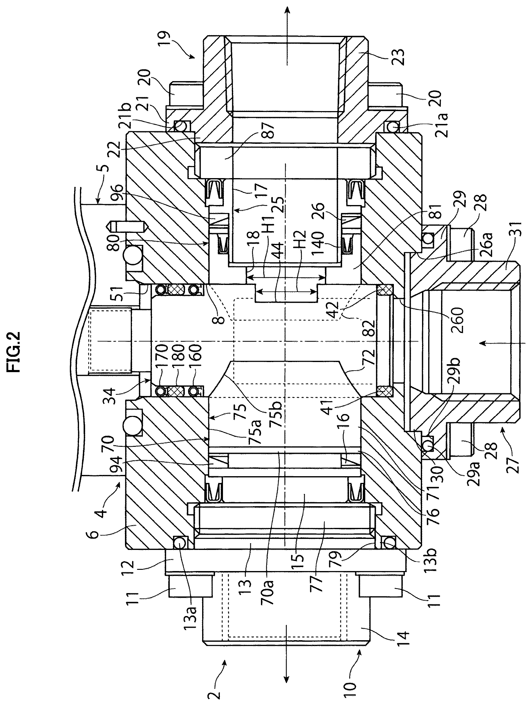 Patent US12305766 Figure 3 – Three-way valve for flow rate control and temperature control device