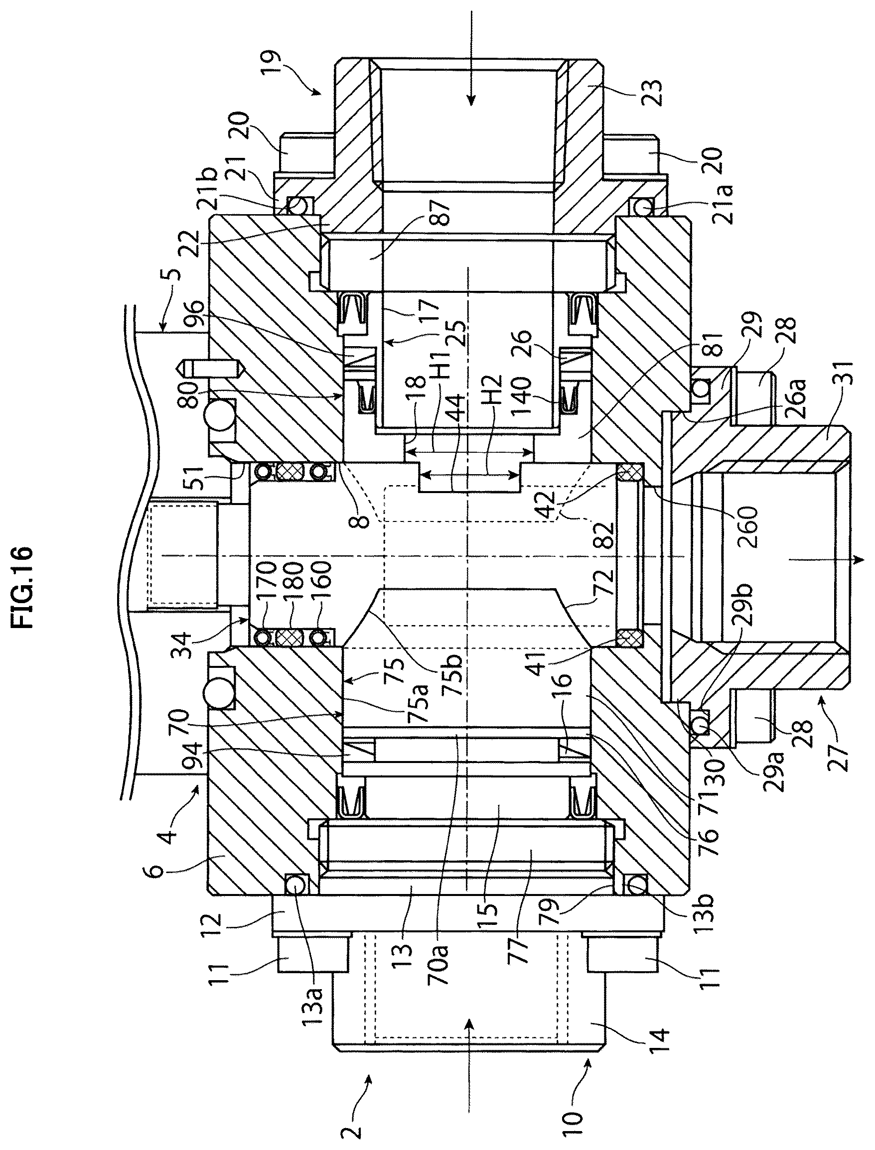 Patent US12305766 Figure 17 – Three-way valve for flow rate control and temperature control device