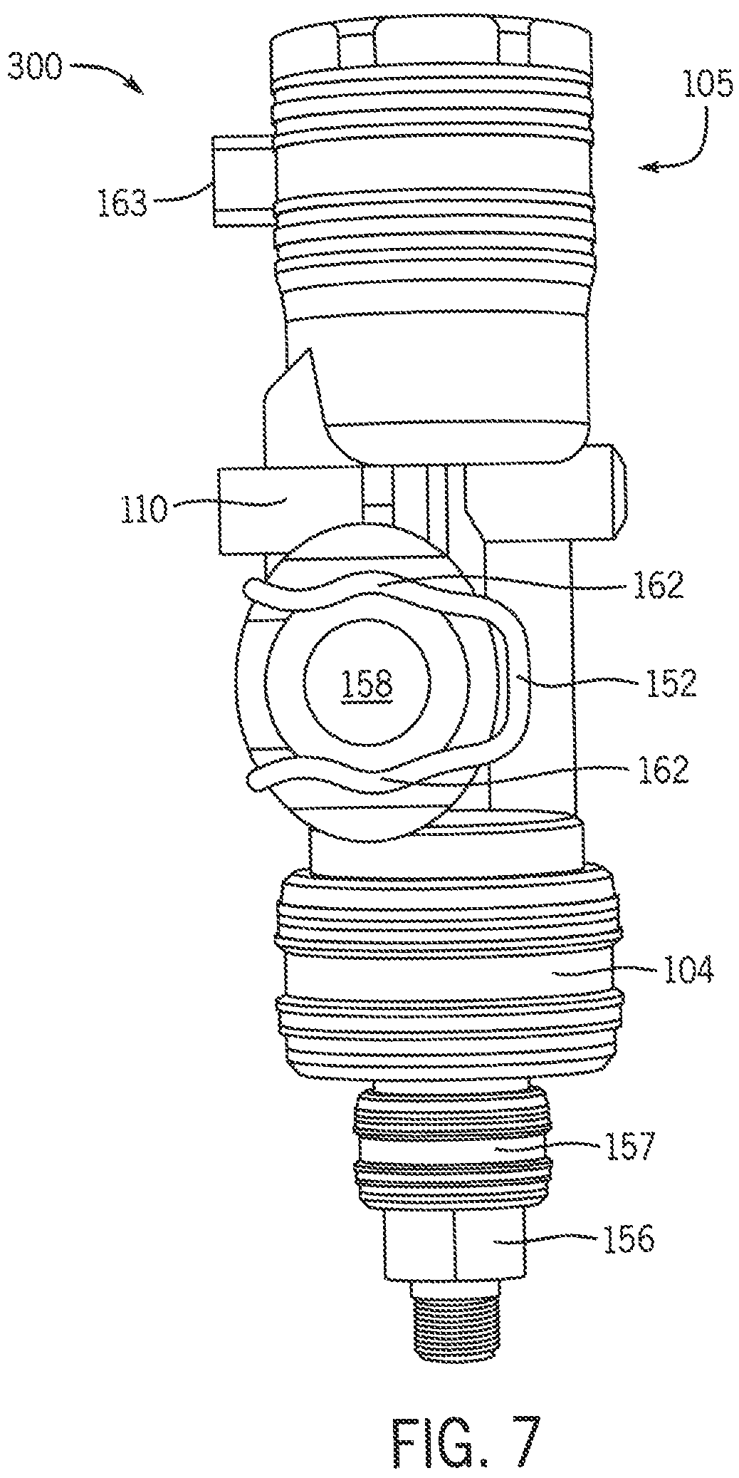 Patent US12305767 Figure 7 – Manifold with integrated valve