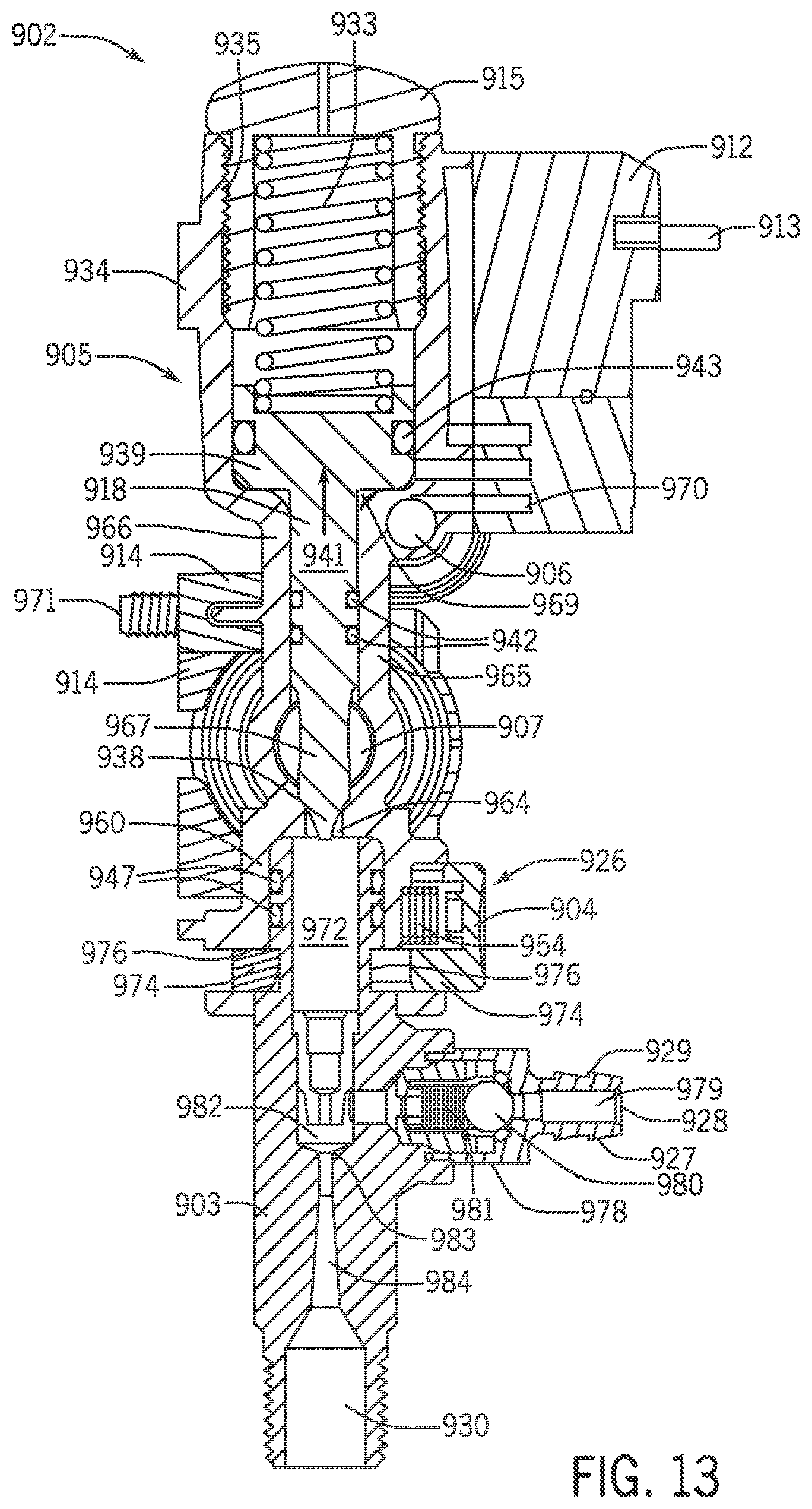 Patent US12305767 Figure 13 – Manifold with integrated valve