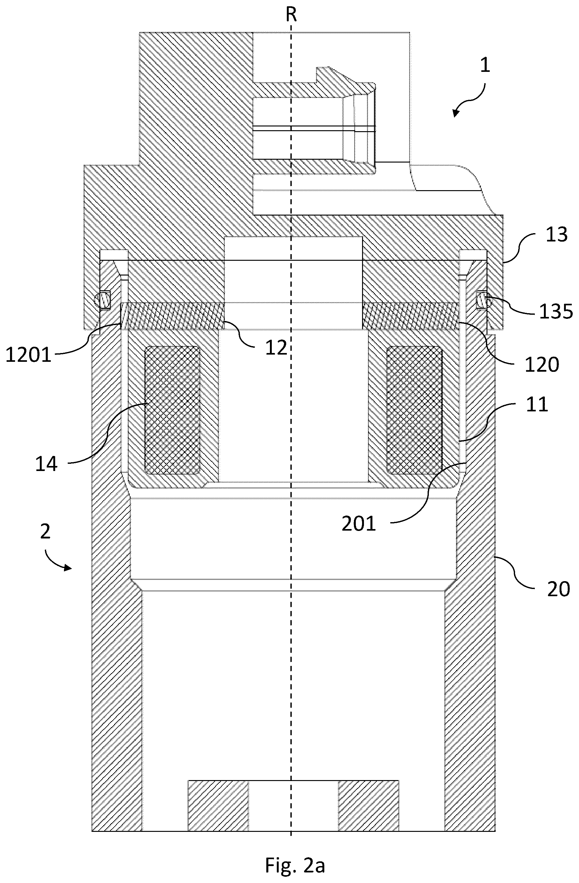 Patent US12305770 Figure 2 – Coil assembly for an actively controlled damping valve assembly of a vehicle