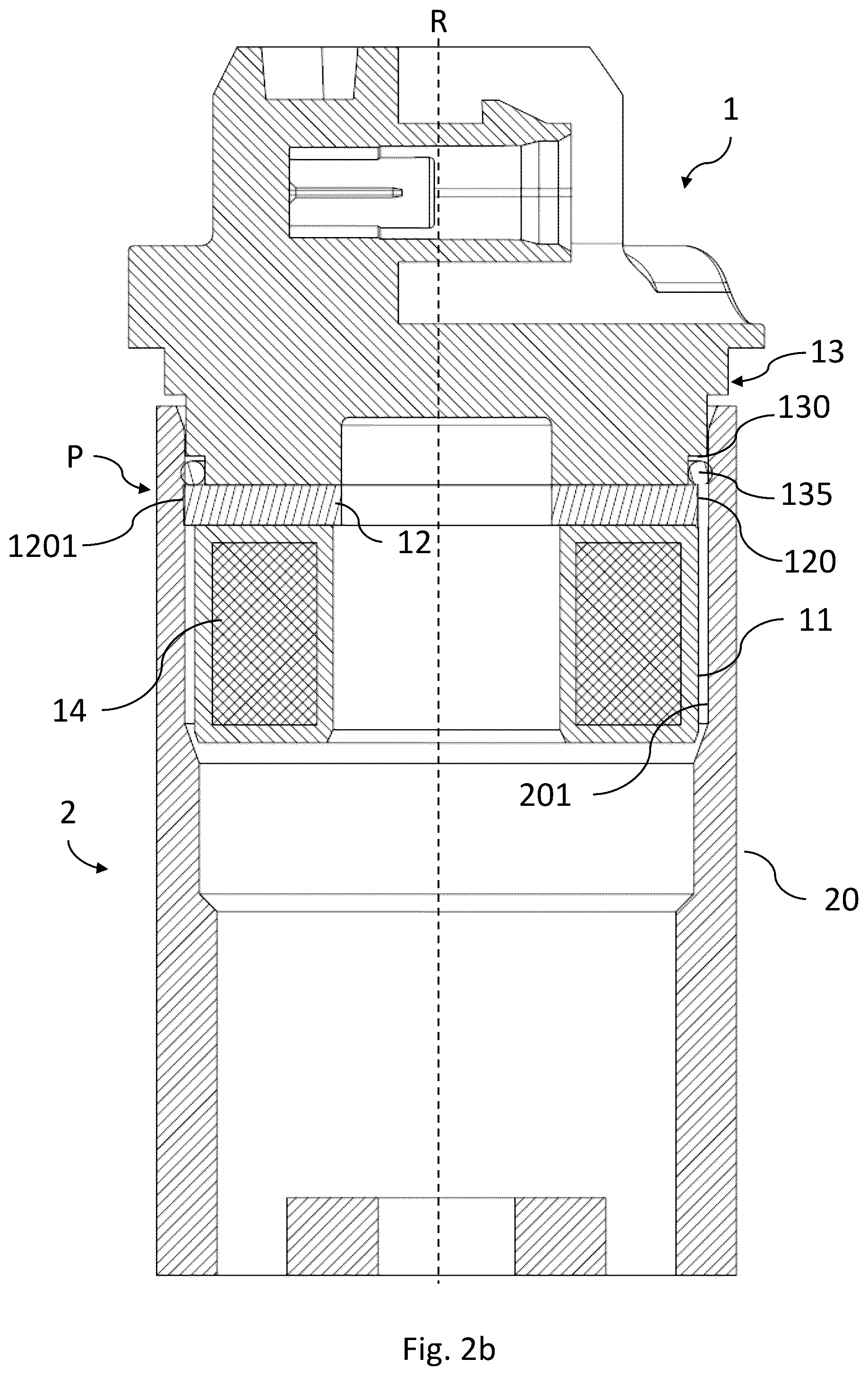 Patent US12305770 Figure 3 – Coil assembly for an actively controlled damping valve assembly of a vehicle