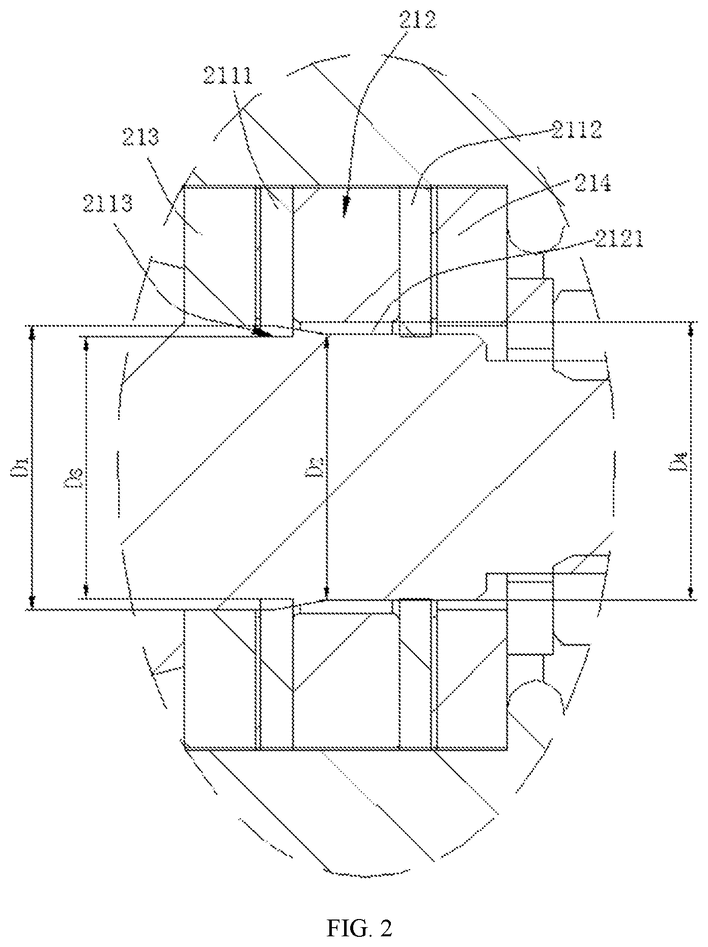 Patent US12305772 Figure 2 – Reversible electromagnetic valve and air conditioning unit having same
