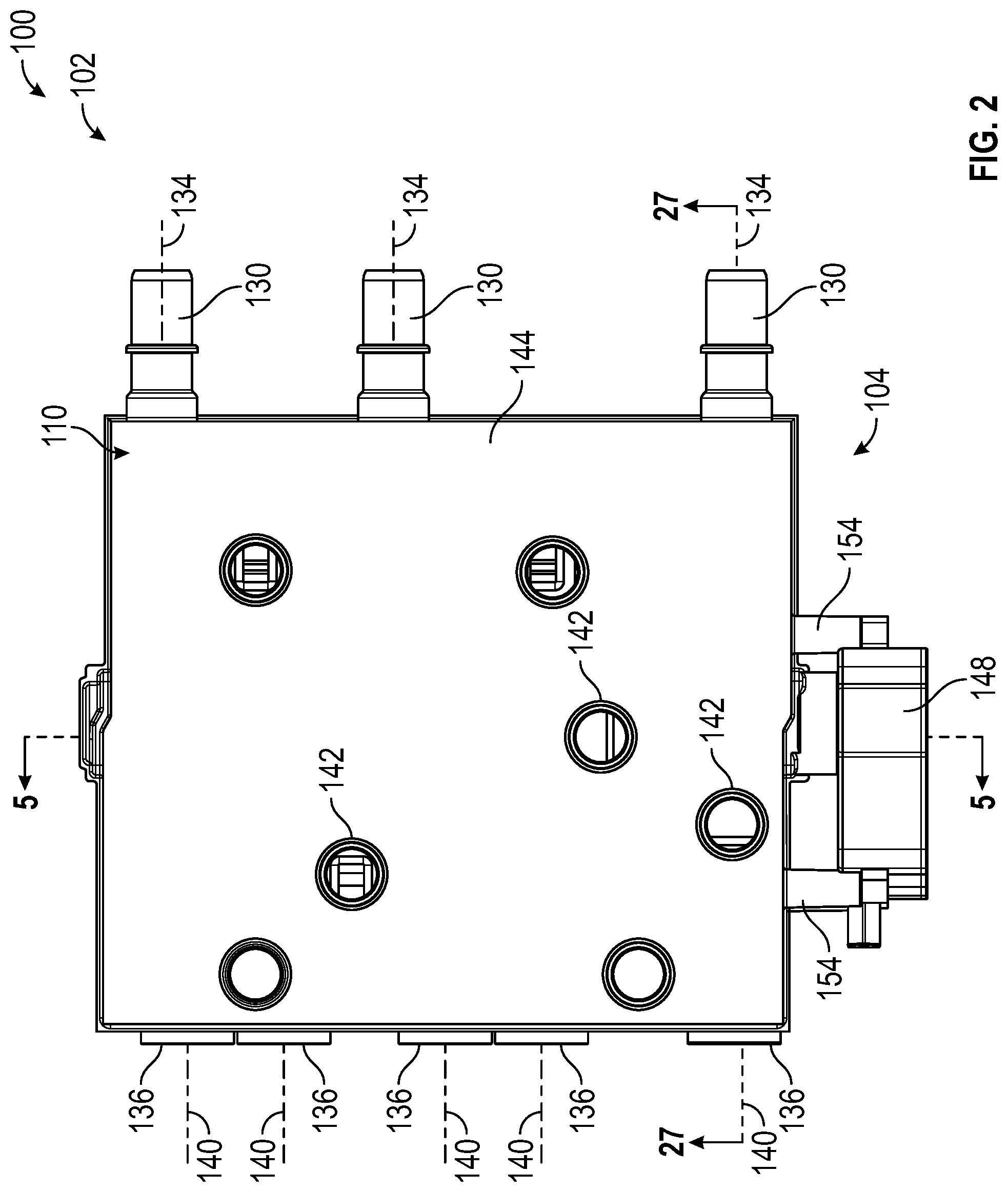 Patent US12305774 Figure 2 – Systems and methods for a thermal management control valve with a louver plate assembly