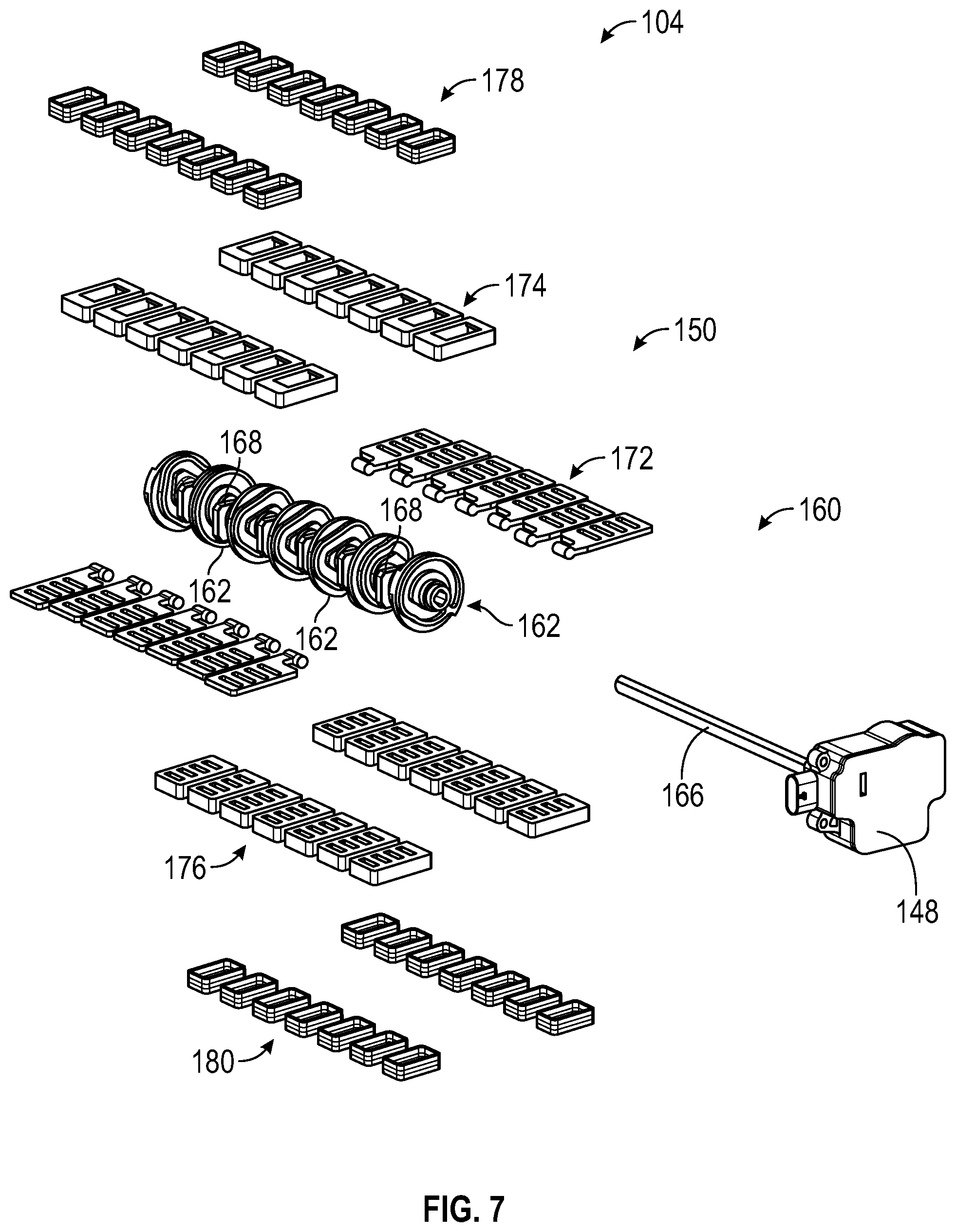 Patent US12305774 Figure 7 – Systems and methods for a thermal management control valve with a louver plate assembly