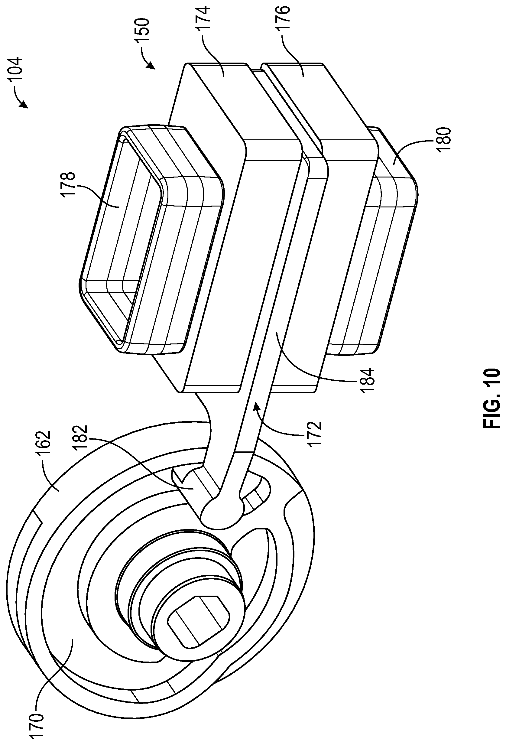 Patent US12305774 Figure 10 – Systems and methods for a thermal management control valve with a louver plate assembly