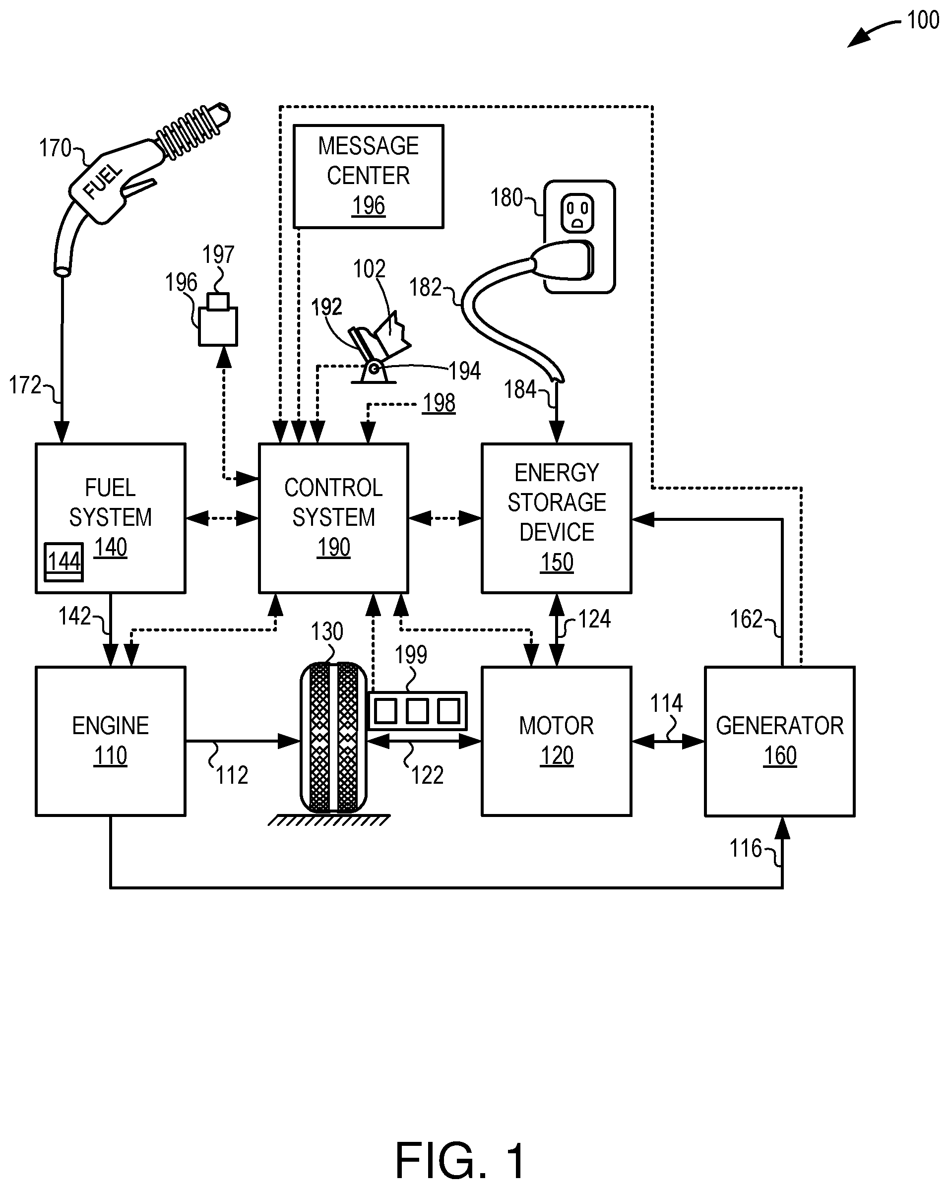 Patent US12305776 — Systems and methods for a fuel refill pressure relief valve — Figure 1