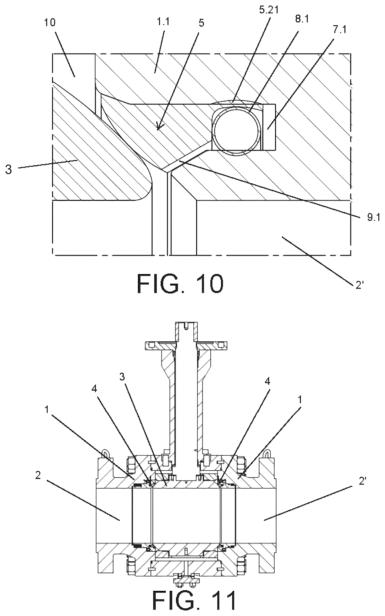 Patent US12305777 Figure 5 – Two-way ball valve with cryogenic seat