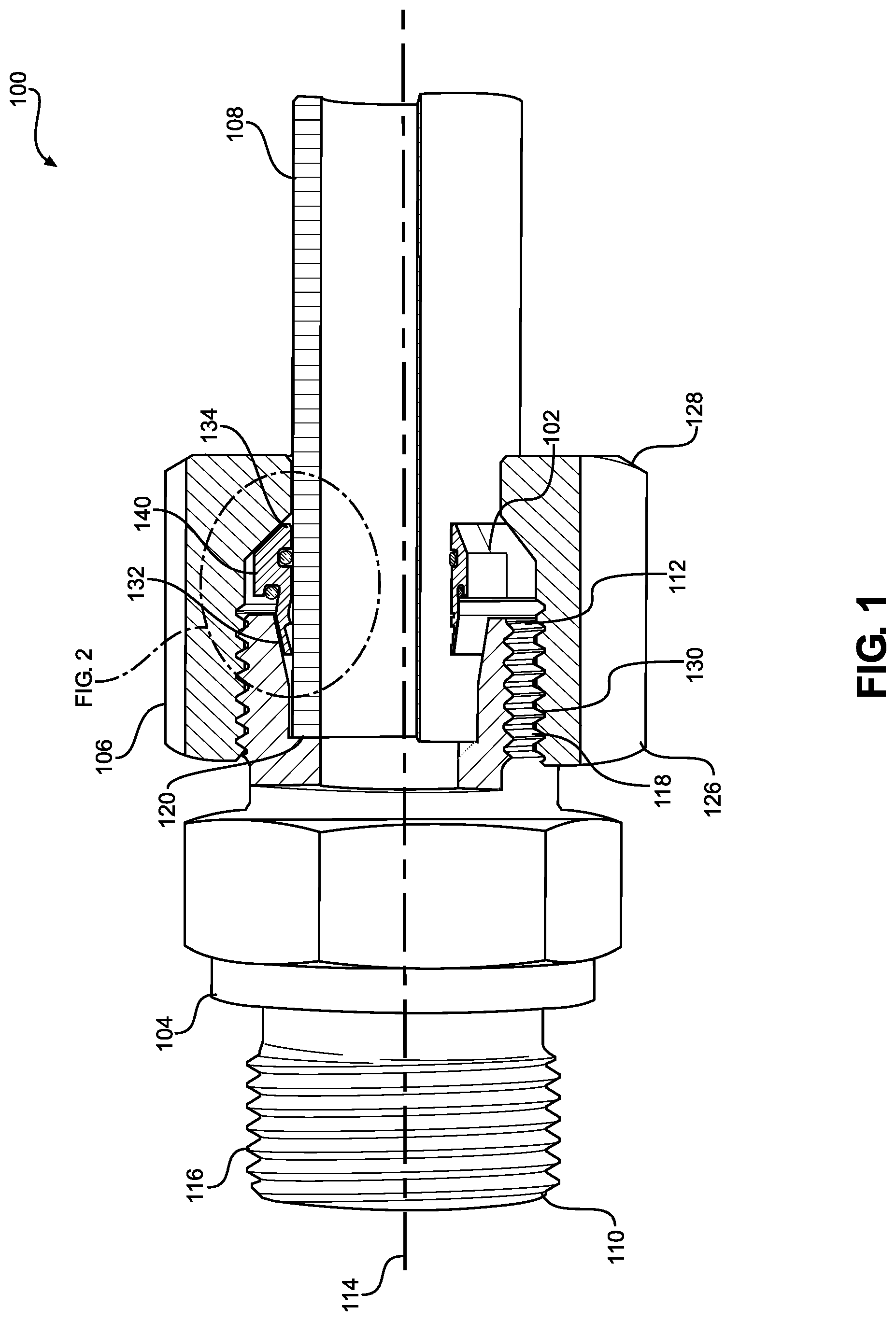 Patent US12305779 Figure 1 – Tube connector systems
