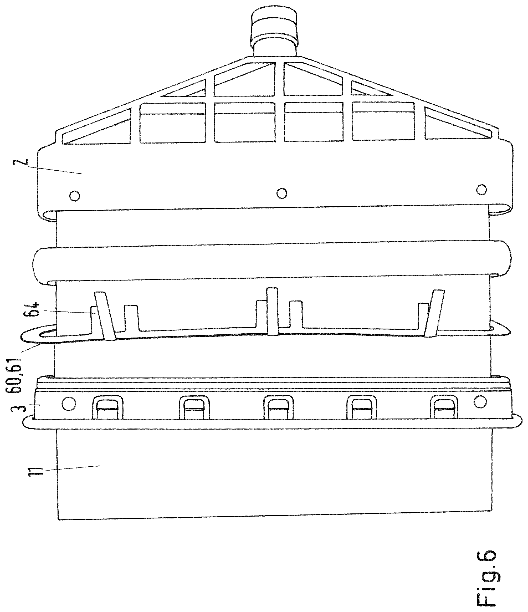 Patent US12305781 Figure 5 – Connector and connector assembly for multi-chamber profiles and/or conduits
