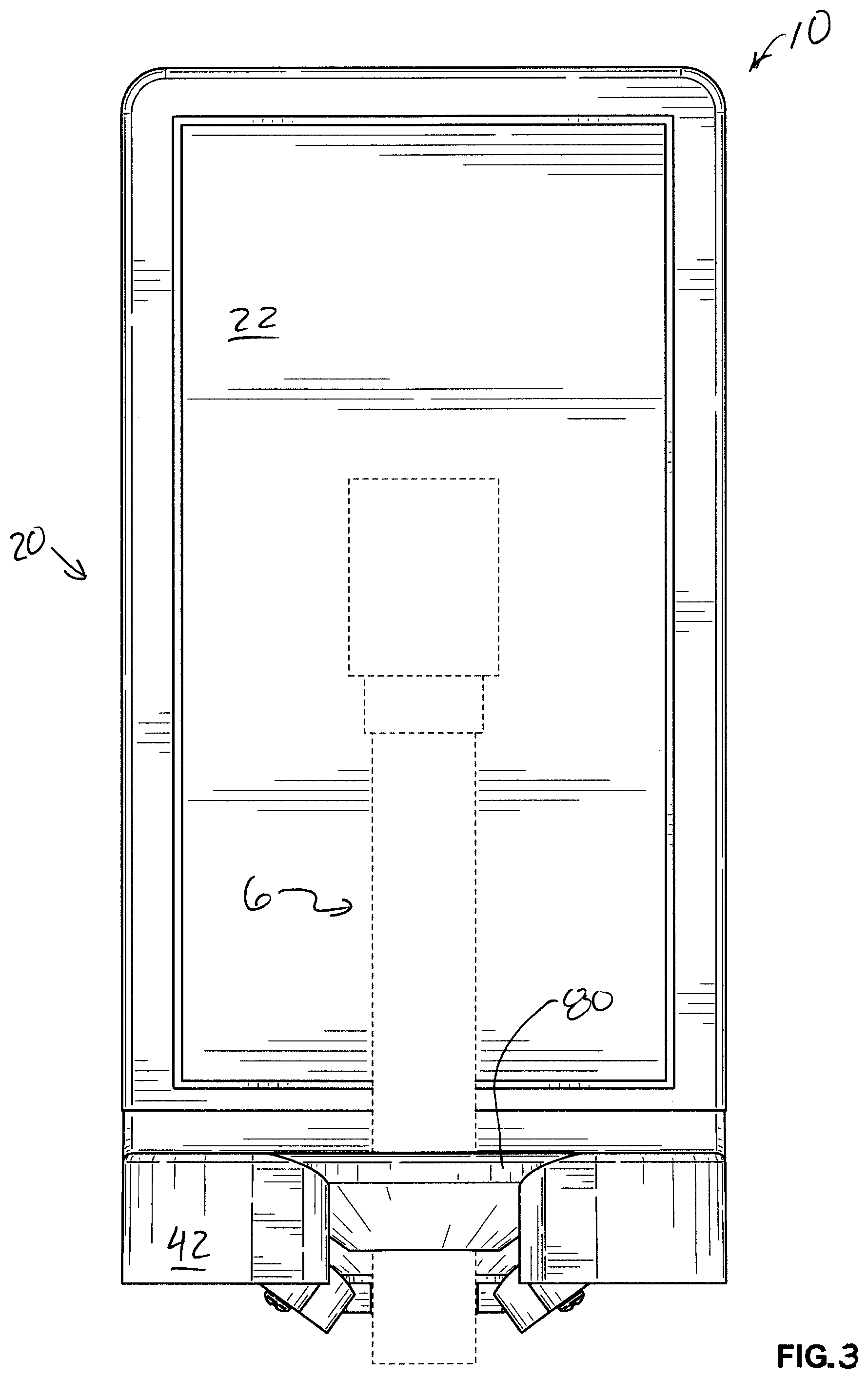 Patent US12305783 Figure 3 – Device for hanging a spray paint gun air hose