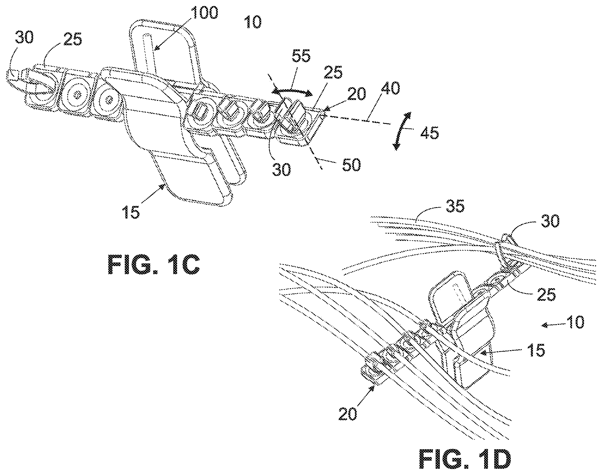 Patent US12305784 Figure 2 – Systems and methods for providing a tube and cord organization system