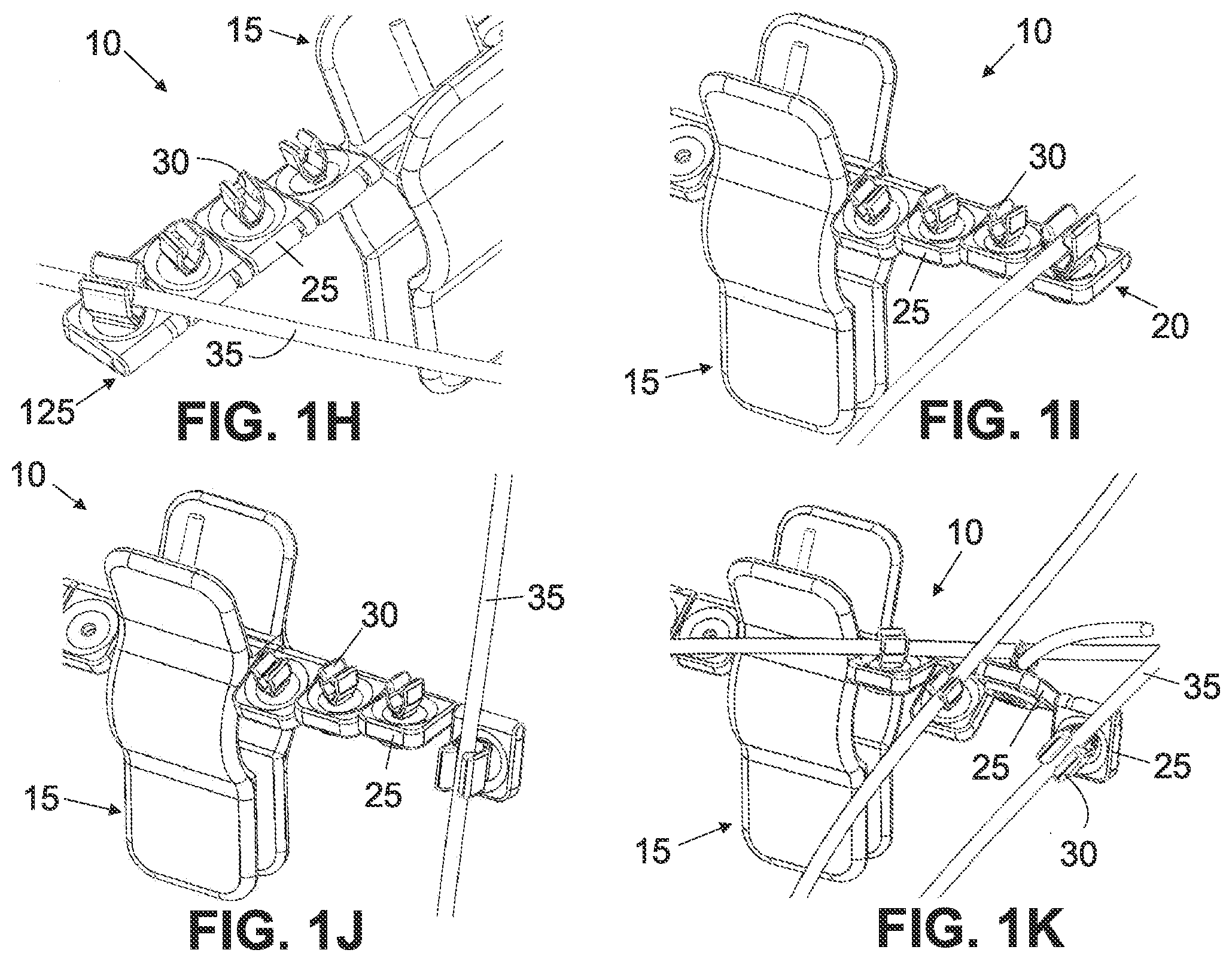 Patent US12305784 Figure 4 – Systems and methods for providing a tube and cord organization system