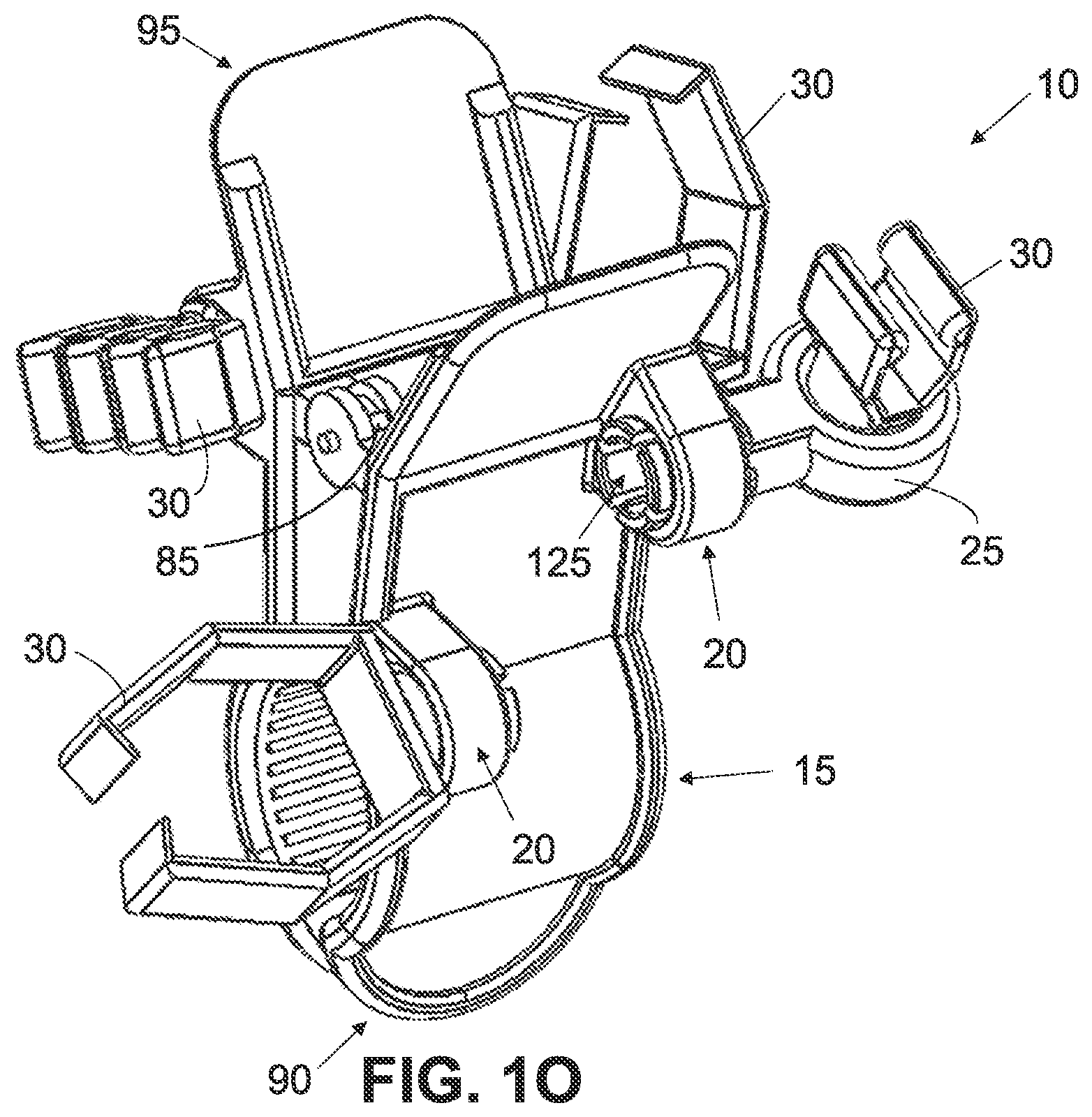 Patent US12305784 Figure 6 – Systems and methods for providing a tube and cord organization system