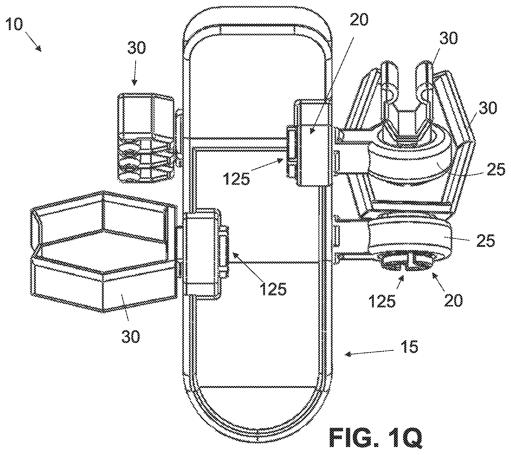 Patent US12305784 Figure 8 – Systems and methods for providing a tube and cord organization system