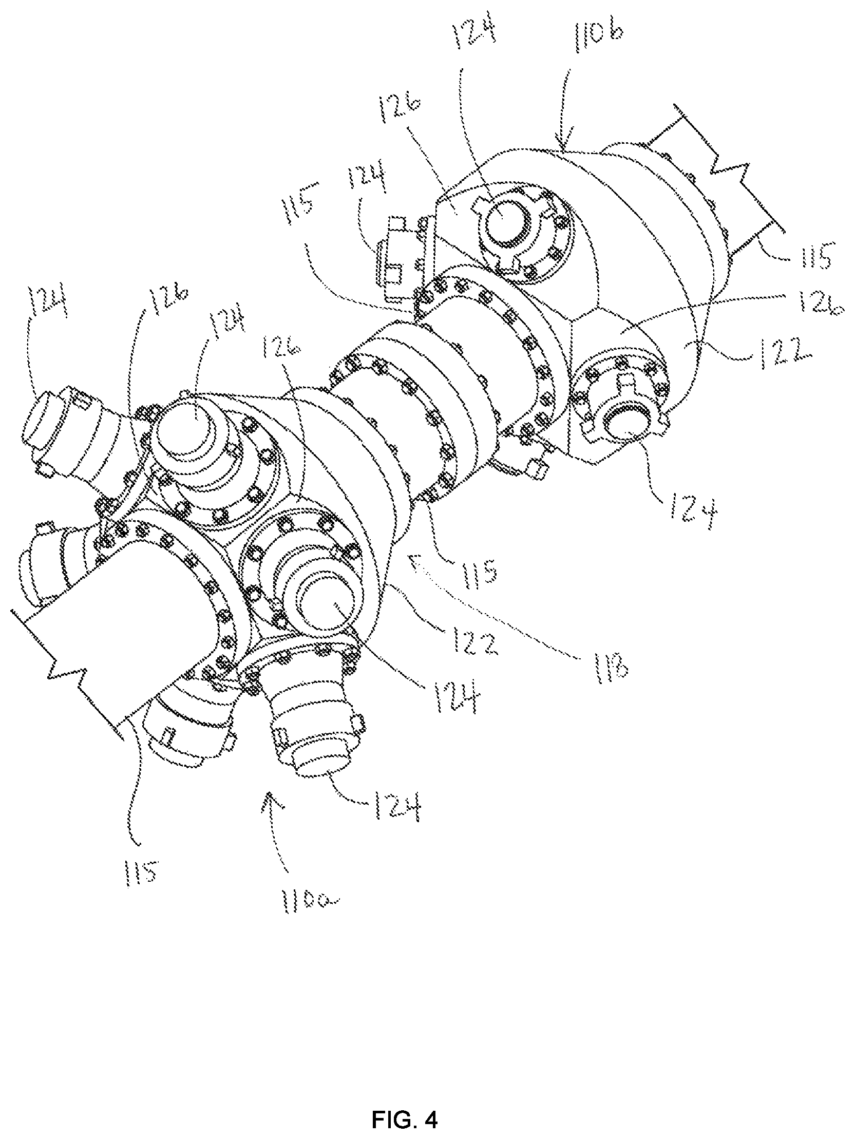 Patent US12305786 Figure 5 – System and method for a simplified high pressure monobore multiport pod missile