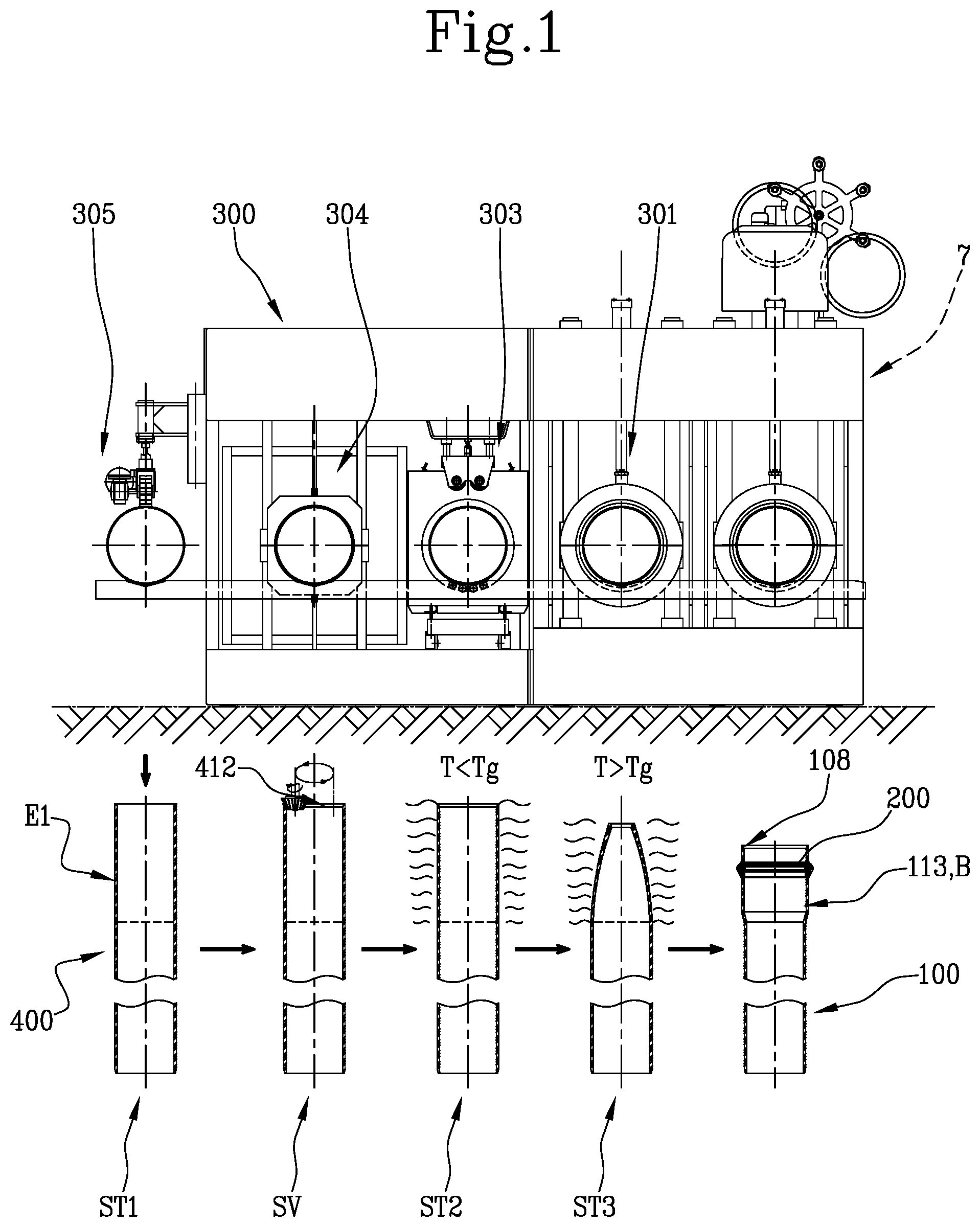 Patent US12305787 — PVC-O pipe — Figure 1