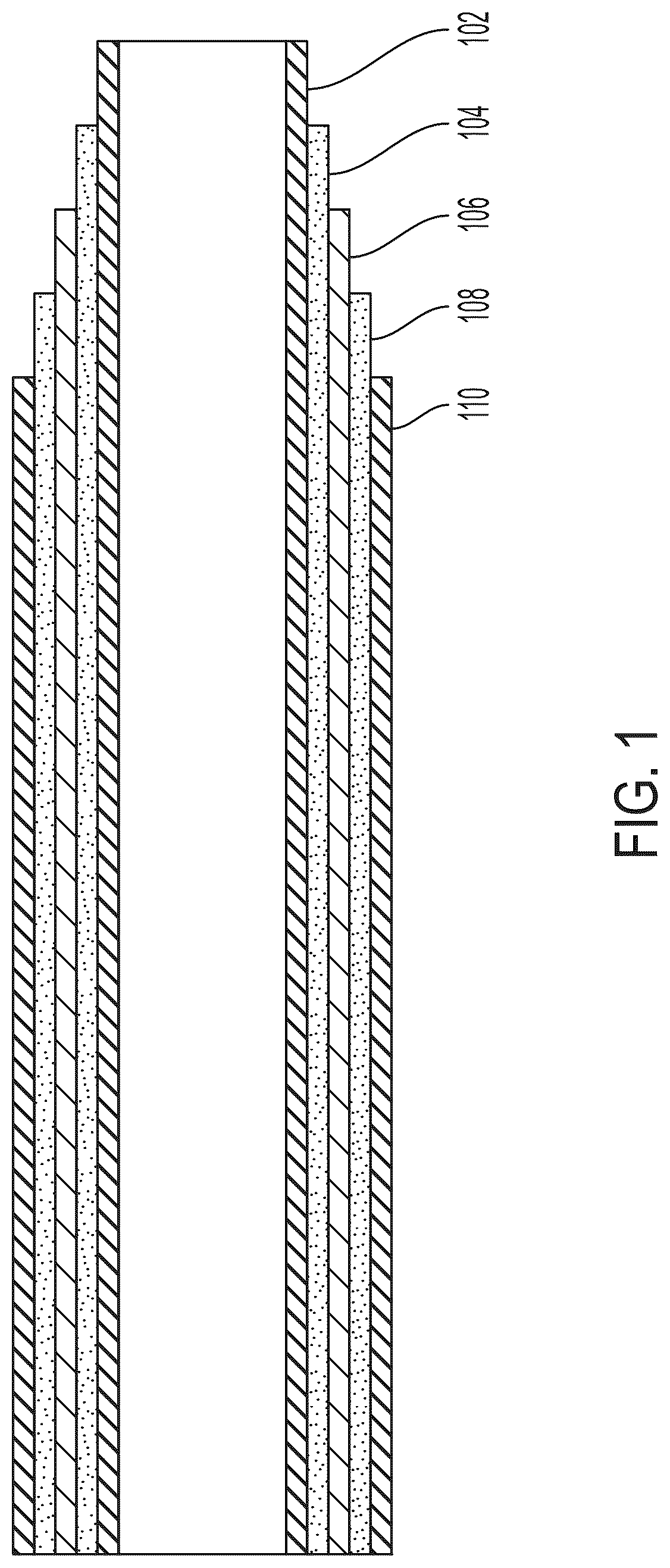 Patent US12305792 Figure 1 – Multilayer composite pipe and pipe assemblies including reflective insulation