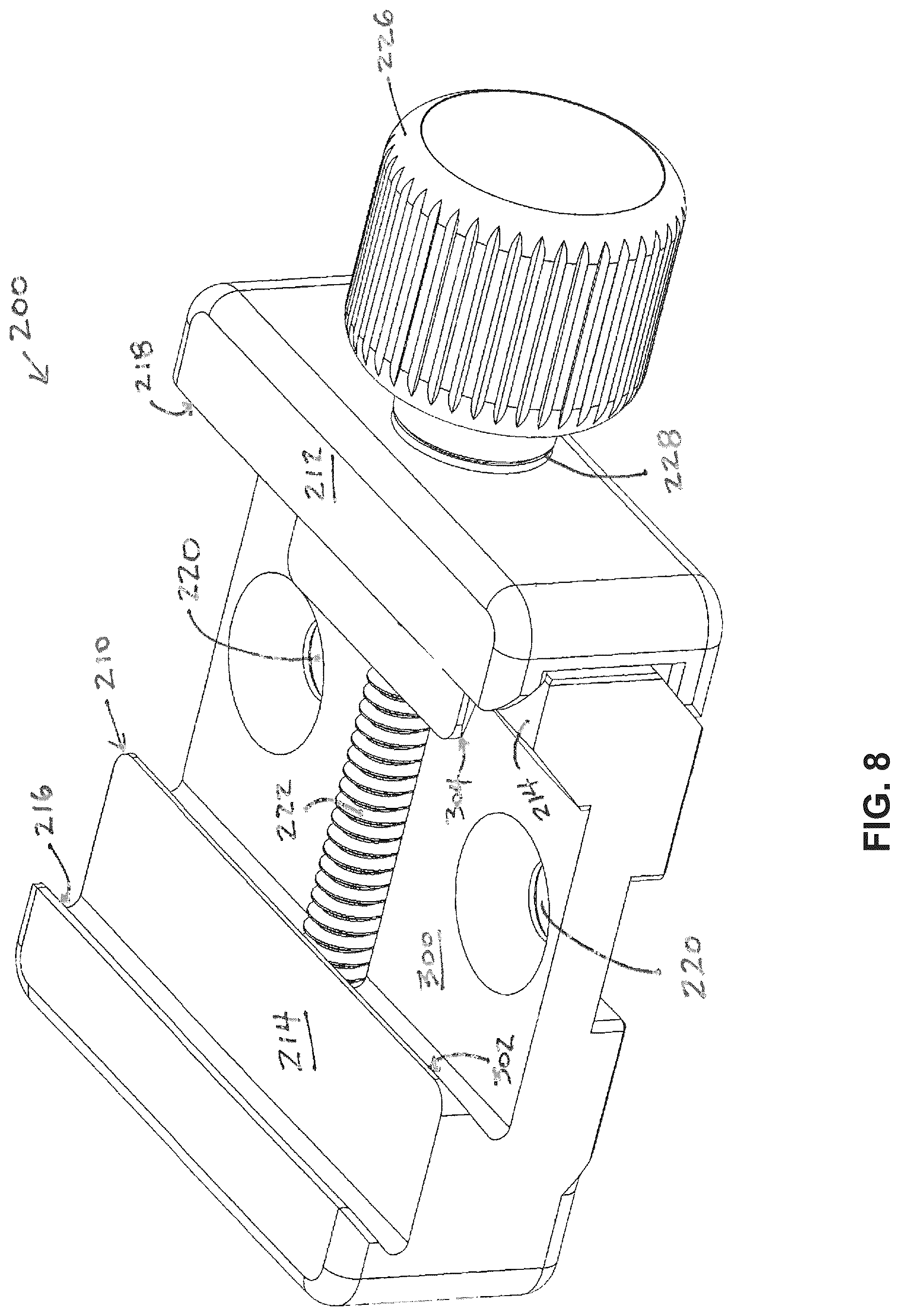 Patent US12305795 Figure 8 – Dual clamping device