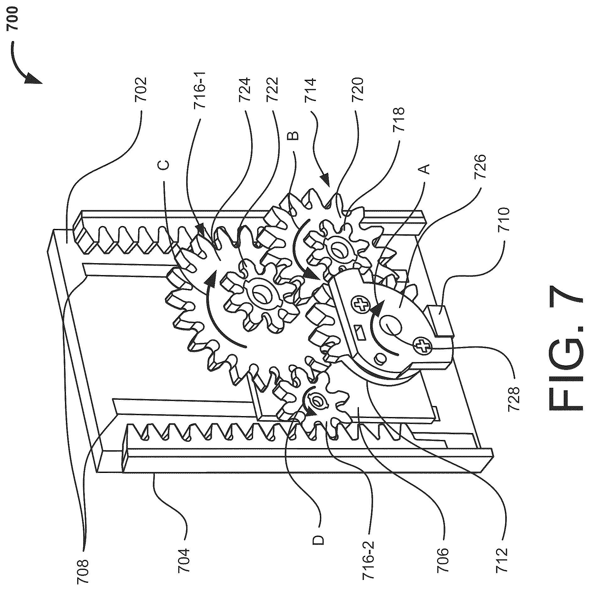 Patent US12305796 Figure 7 – Stands with gears